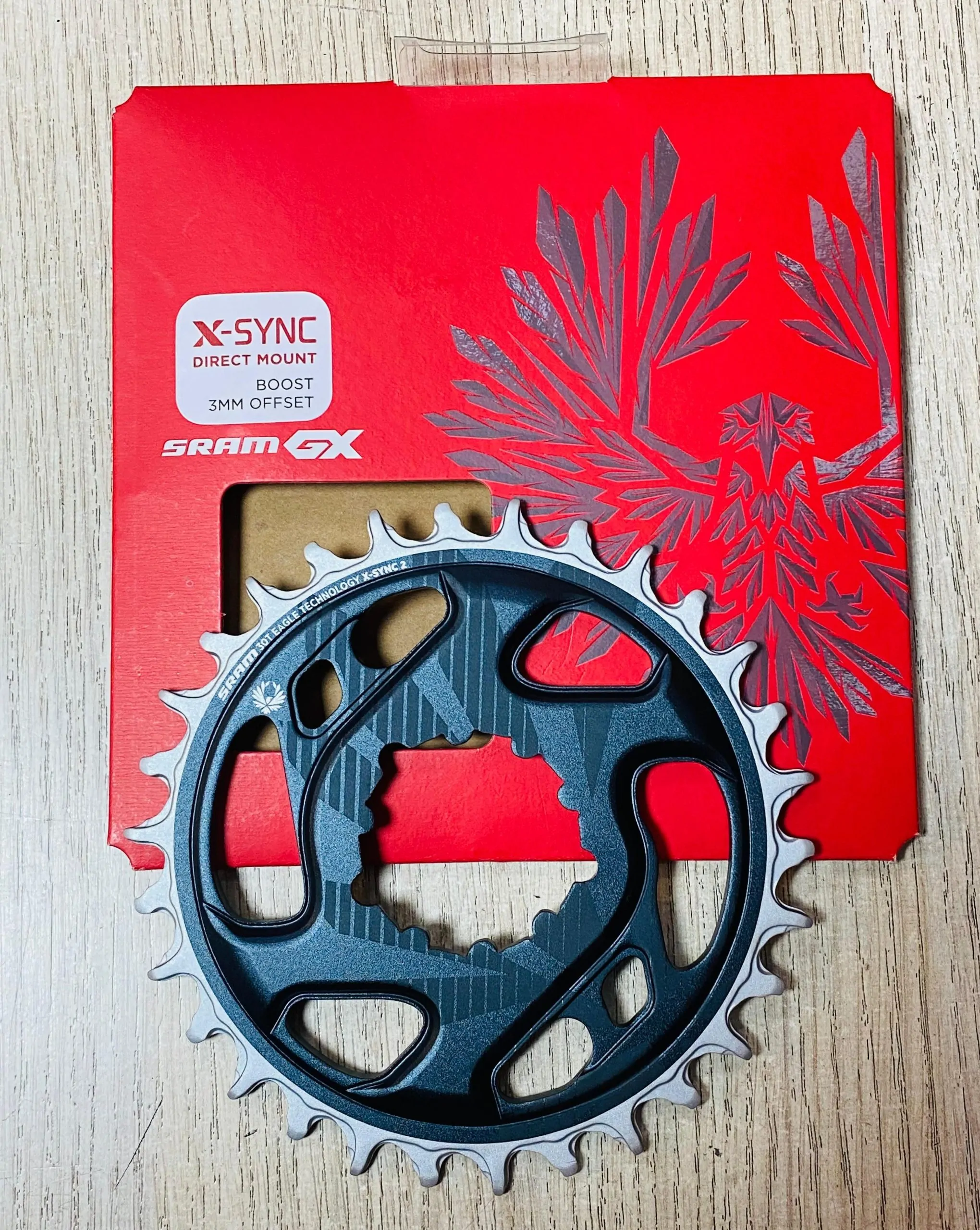 CORONILLA SRAM GX EAGLE 30D 3OS LUNAR PLATA PARA BICI MTB - Imagen 4