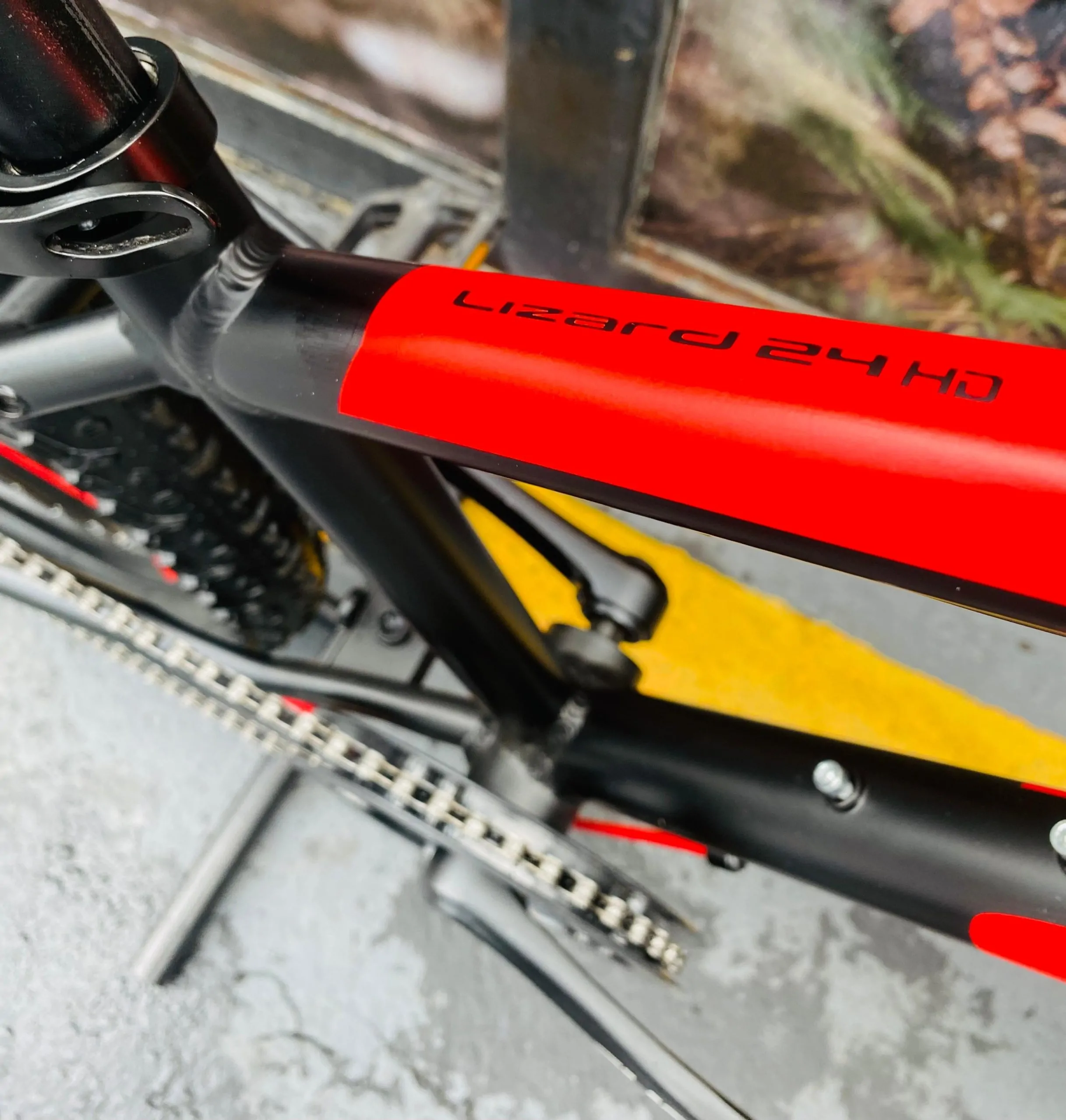 BICICLETA PARA NIÑOS RIN 24 CLIFF LIZARD HD/NEGRO-ROJO - Imagen 6