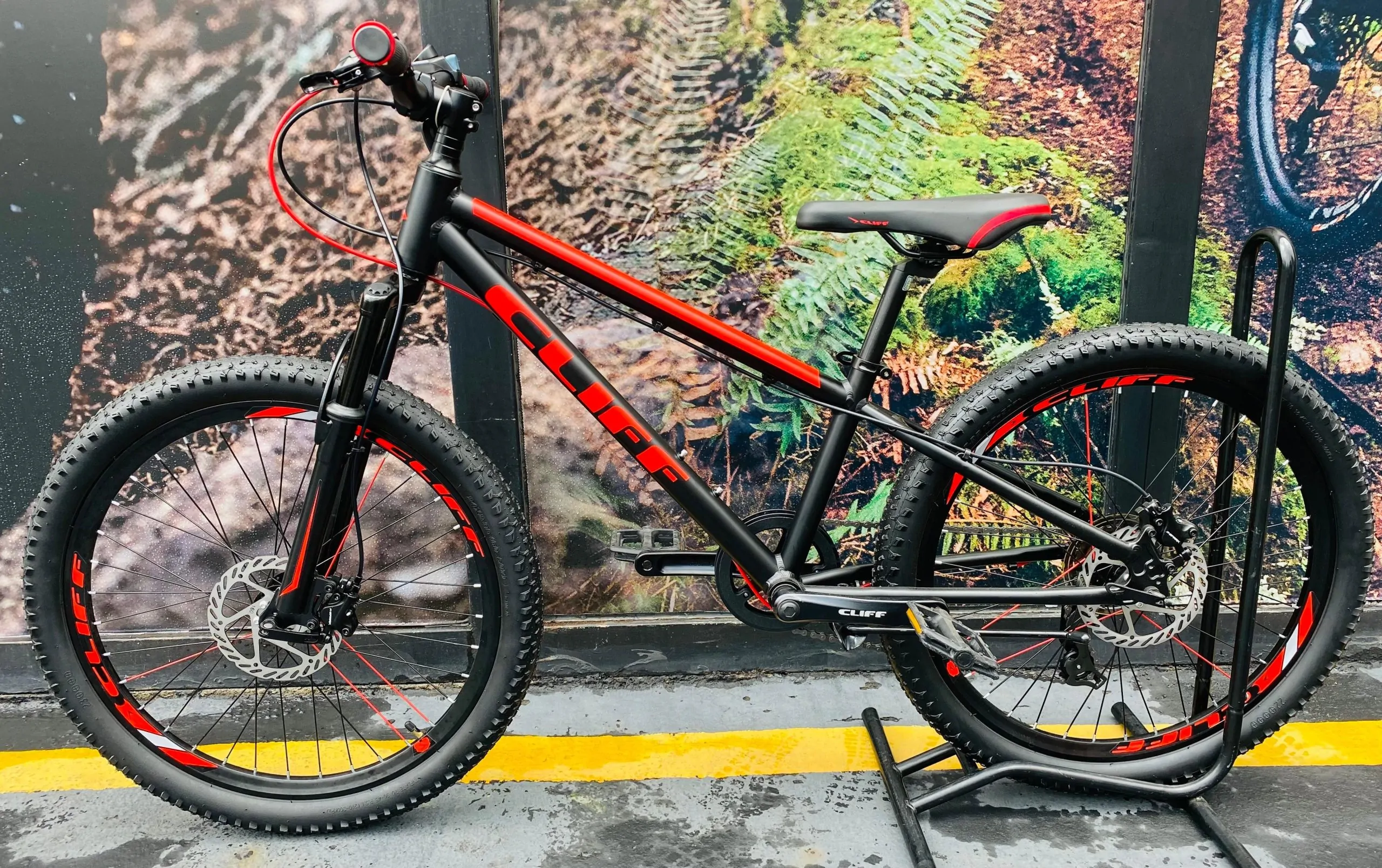 BICICLETA PARA NIÑOS RIN 24 CLIFF LIZARD HD/NEGRO-ROJO - Imagen 7