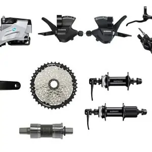 GRUPO MTB SHIMANO 2X8VEL 36/22T 11-40T (040052)