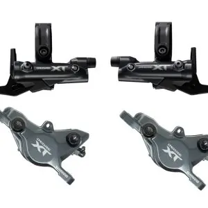 JUEGO DE FRENOS MTB DISCO HIDRAULICOS BL/BR-M8200 XT 2 PISTONES SHIMANO
