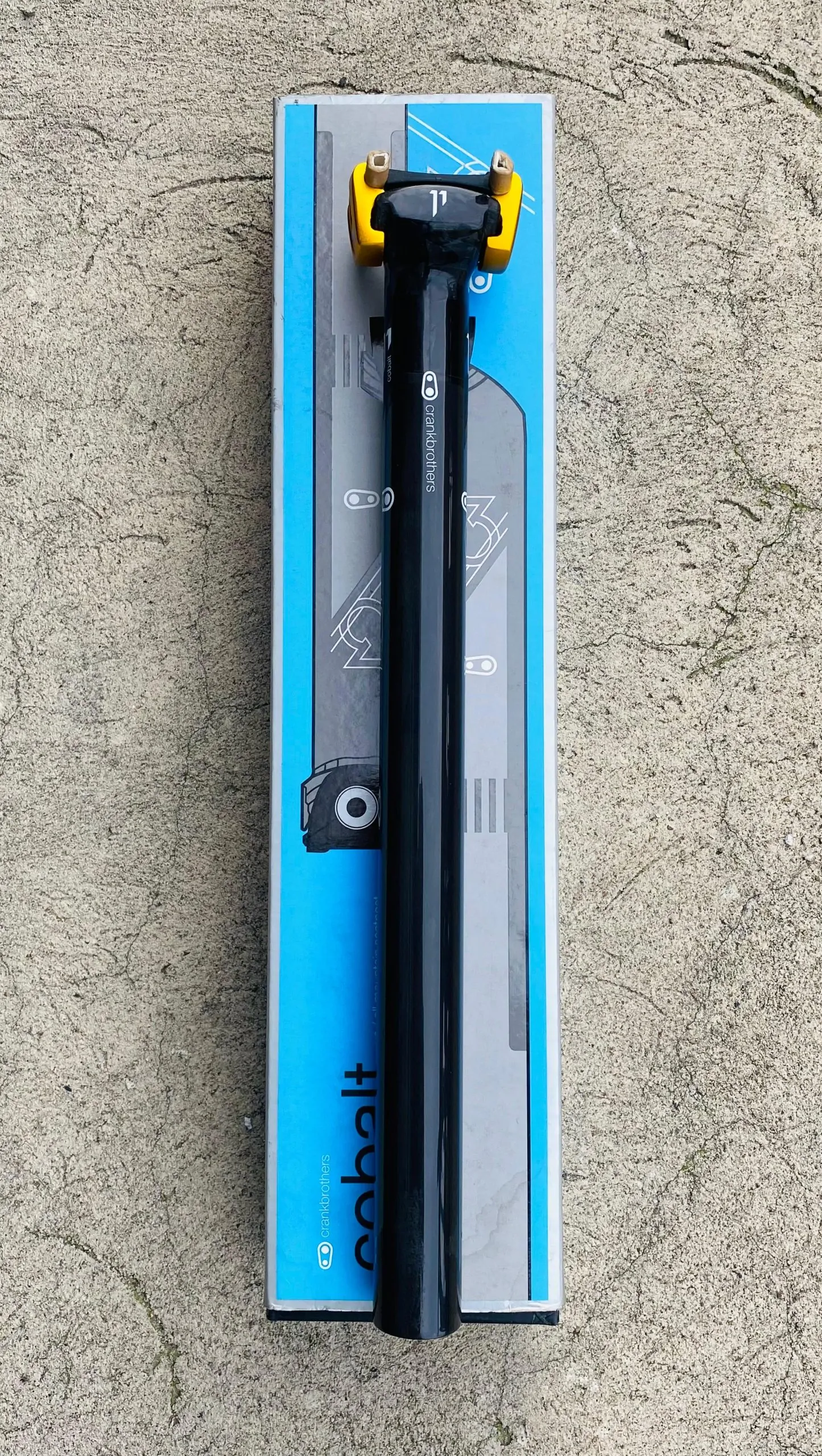 CAÑA/POSTE DE SILLIN CRANKBROTHERS COBALT 3 31.6x400mm CARBONO - Imagen 2