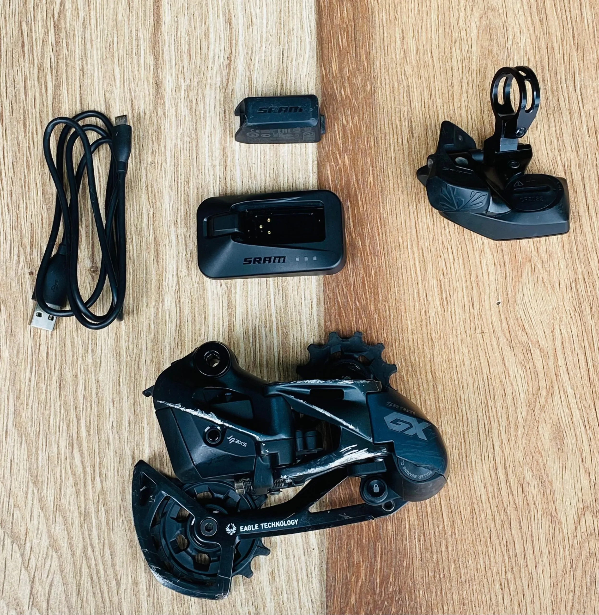 KIT TENSOR/PALANCA SRAM GX EAGLE AXS 12SPD (USADO) - Imagen 1