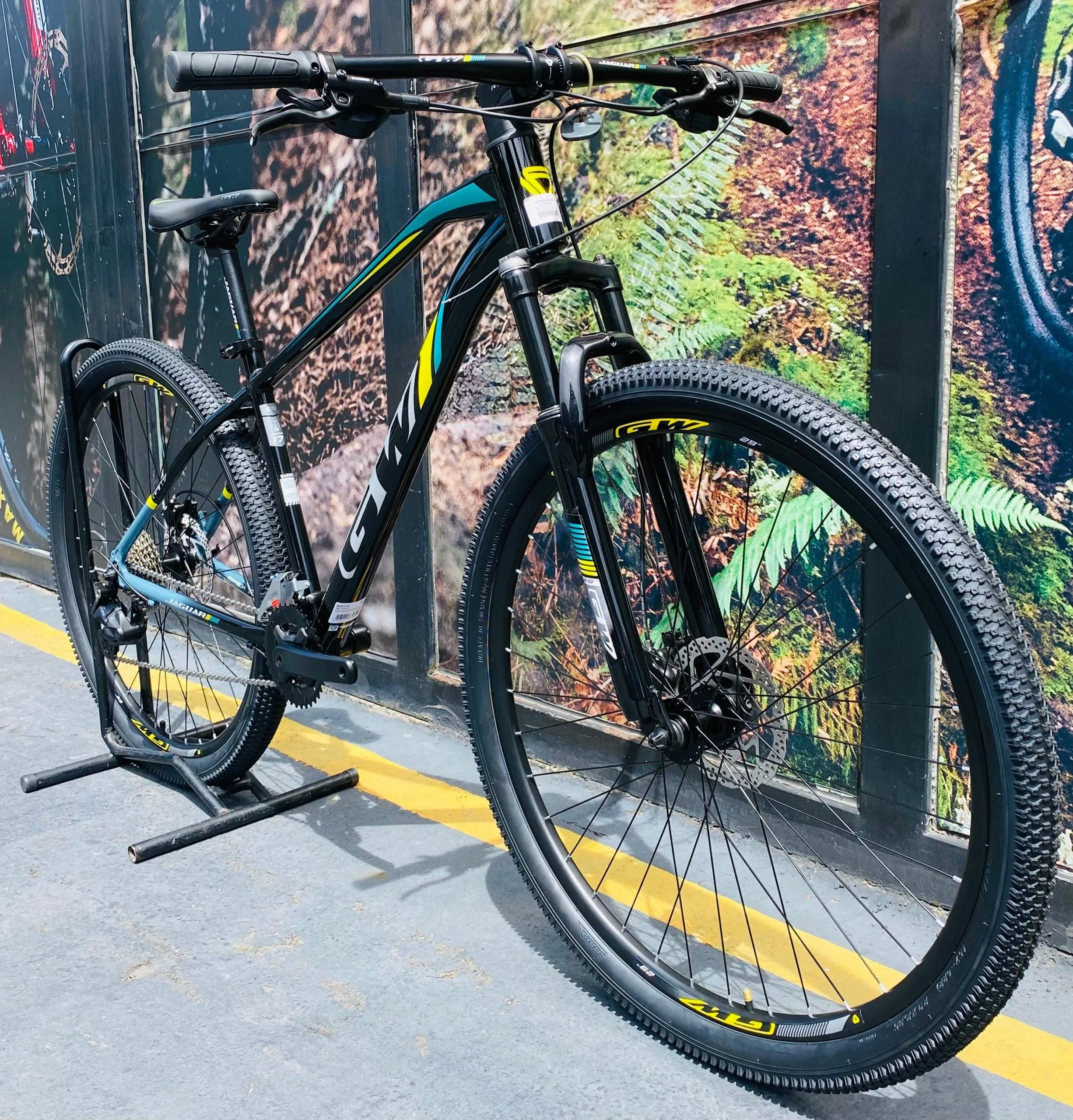 BICICLETA MTB GW JAGUAR SHIMANO CUES 2X9VEL NEGRO (060772) - Imagen 3