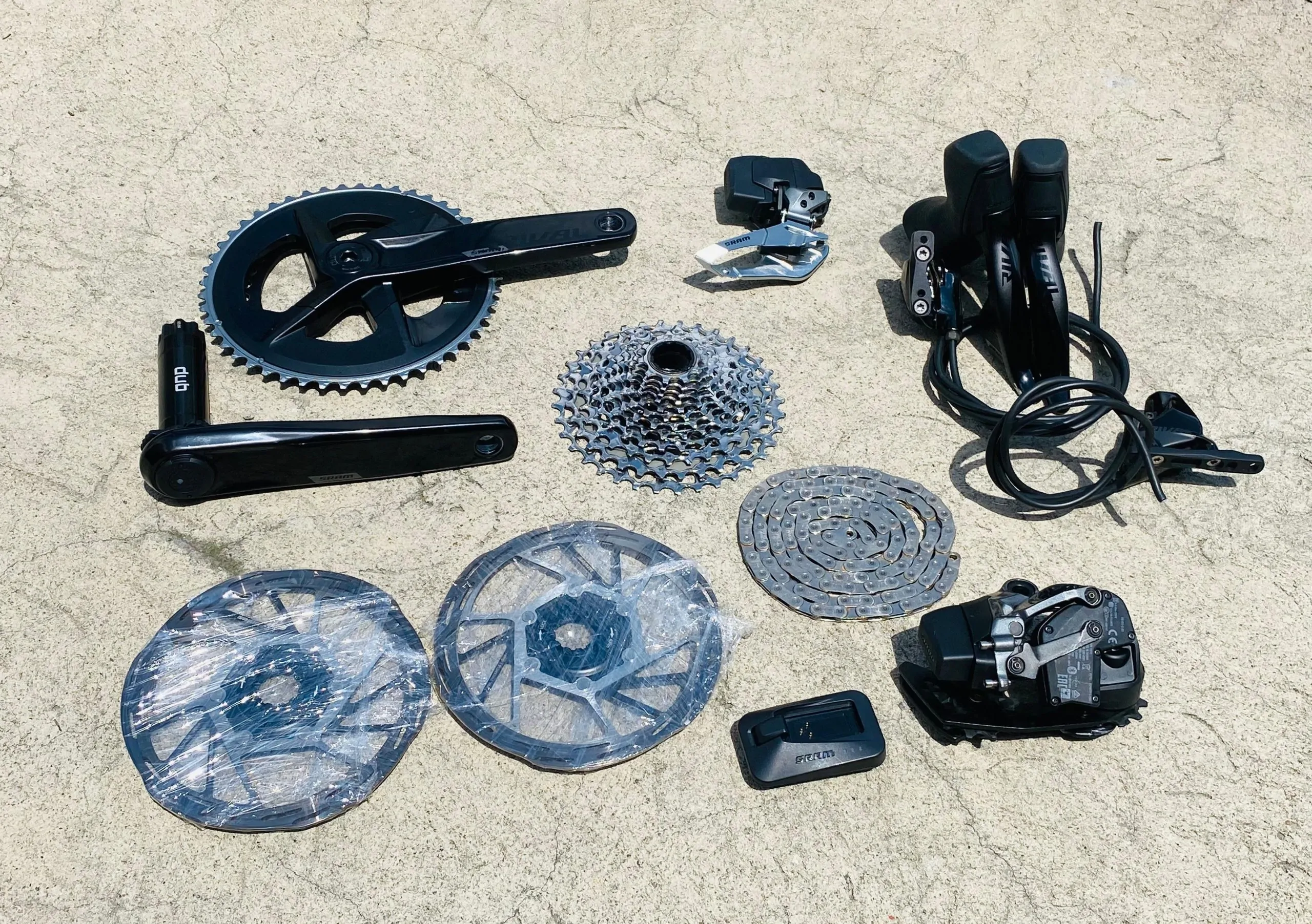 GRUPO RUTA SRAM RIVAL AXS 48/35T 12SPD USADO - Imagen 1