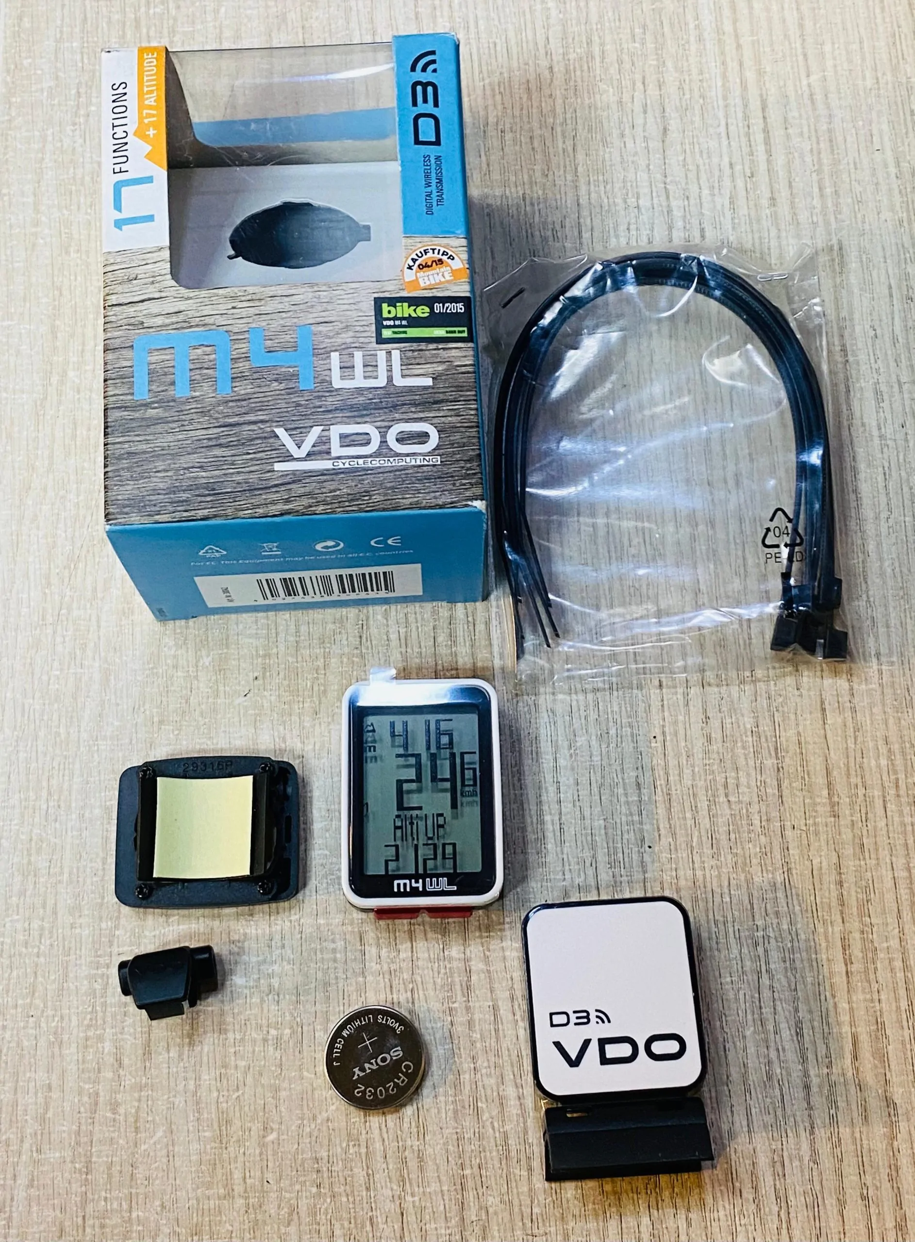 CICLOCOMPUTADOR VDO M4 WL 17 FUNCIONES - Imagen 6