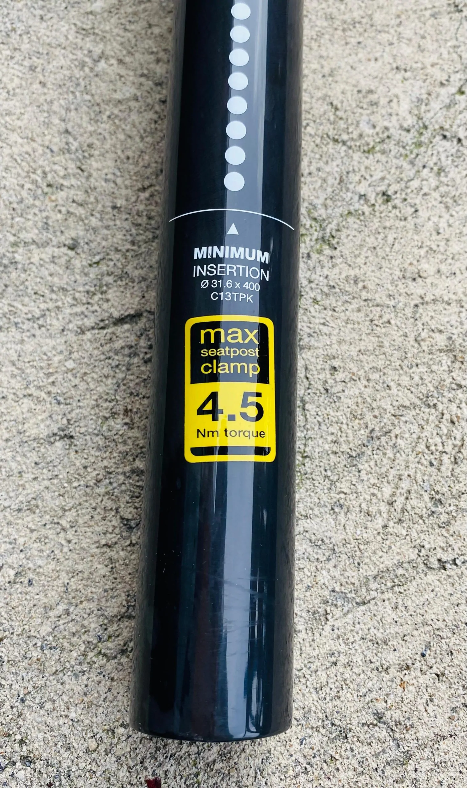 CAÑA/POSTE DE SILLIN CRANKBROTHERS COBALT 3 31.6x400mm CARBONO - Imagen 7