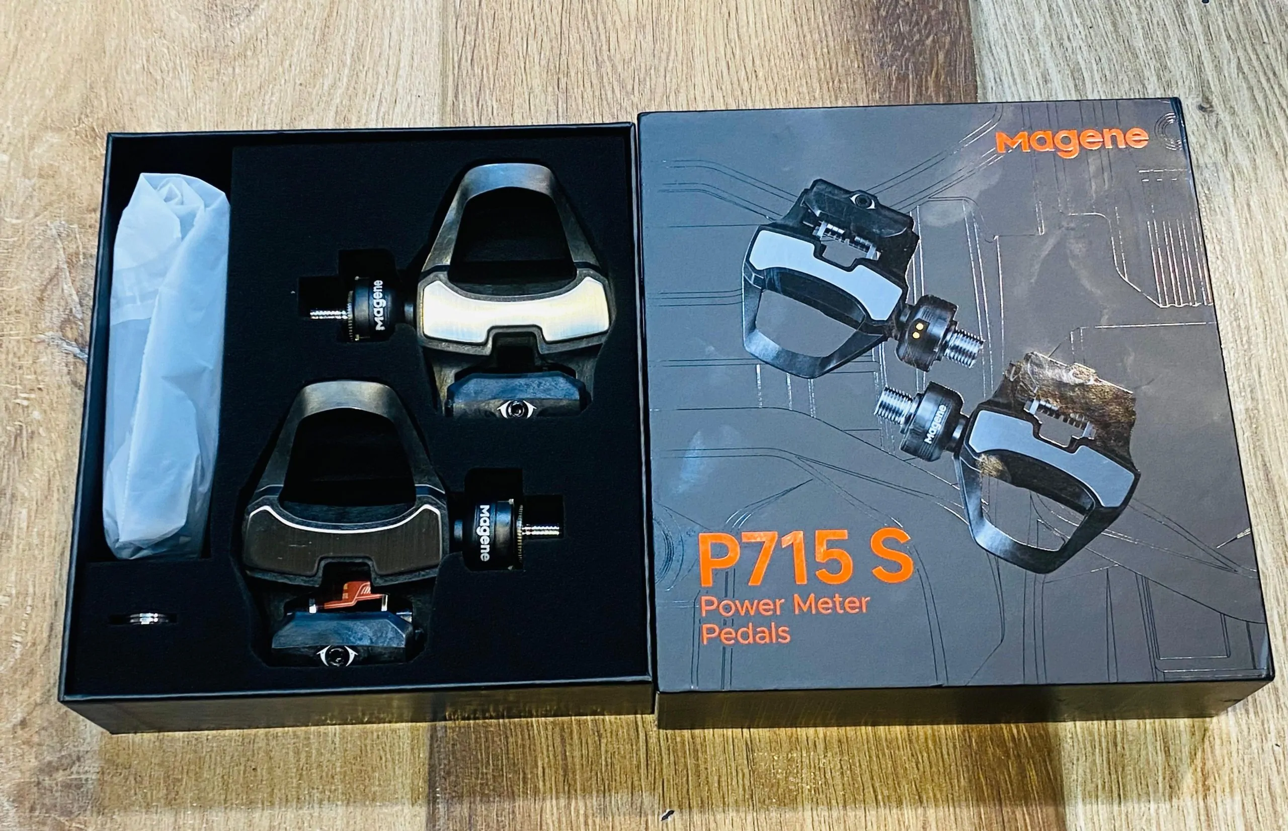 PEDALES POTENCIOMETRO MAGENE P715 S  SHIMANO SPD-SL - Imagen 2