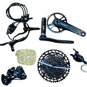 GRUPO MTB SRAM NX/SX 12SPD 11-50T FRENOS SHIMANO (DE SEGUNDA)
