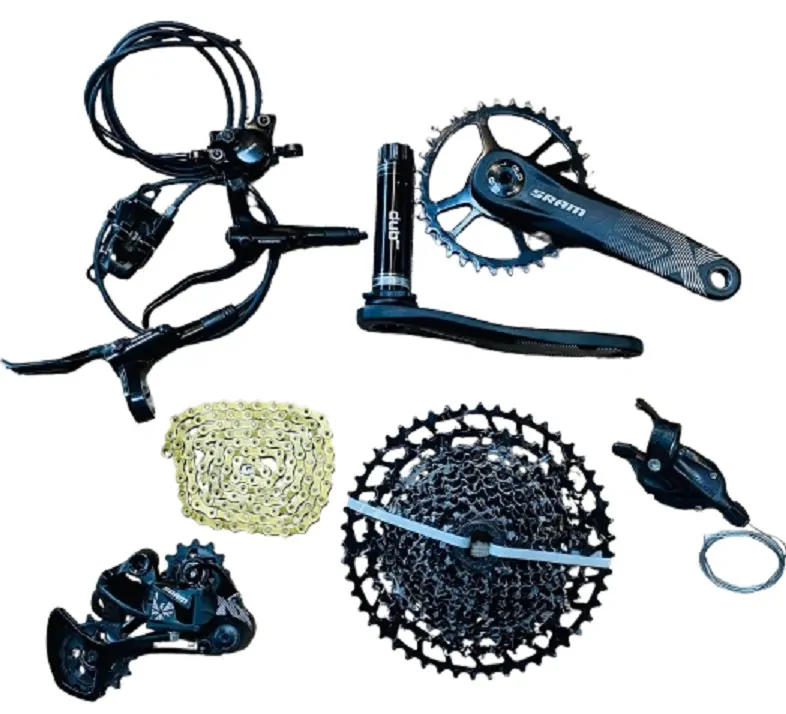 A-removebg-preview (6) GRUPO MTB SRAM NX/SX 12SPD 11-50T FRENOS SHIMANO (DE SEGUNDA) - Imagen 1