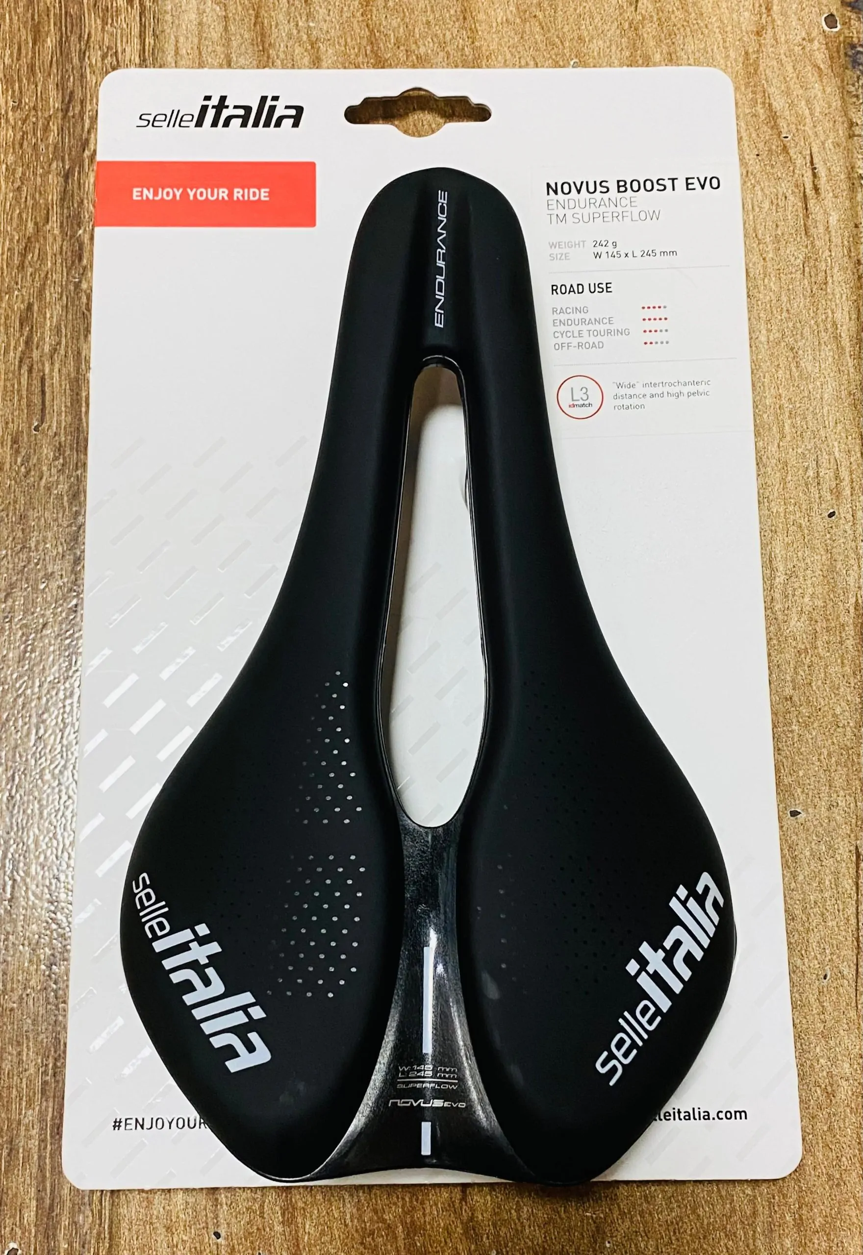 SILLIN SELLE ITALIA NOVUS EVO BOOST ENDURANCE L3 MNG - Imagen 2