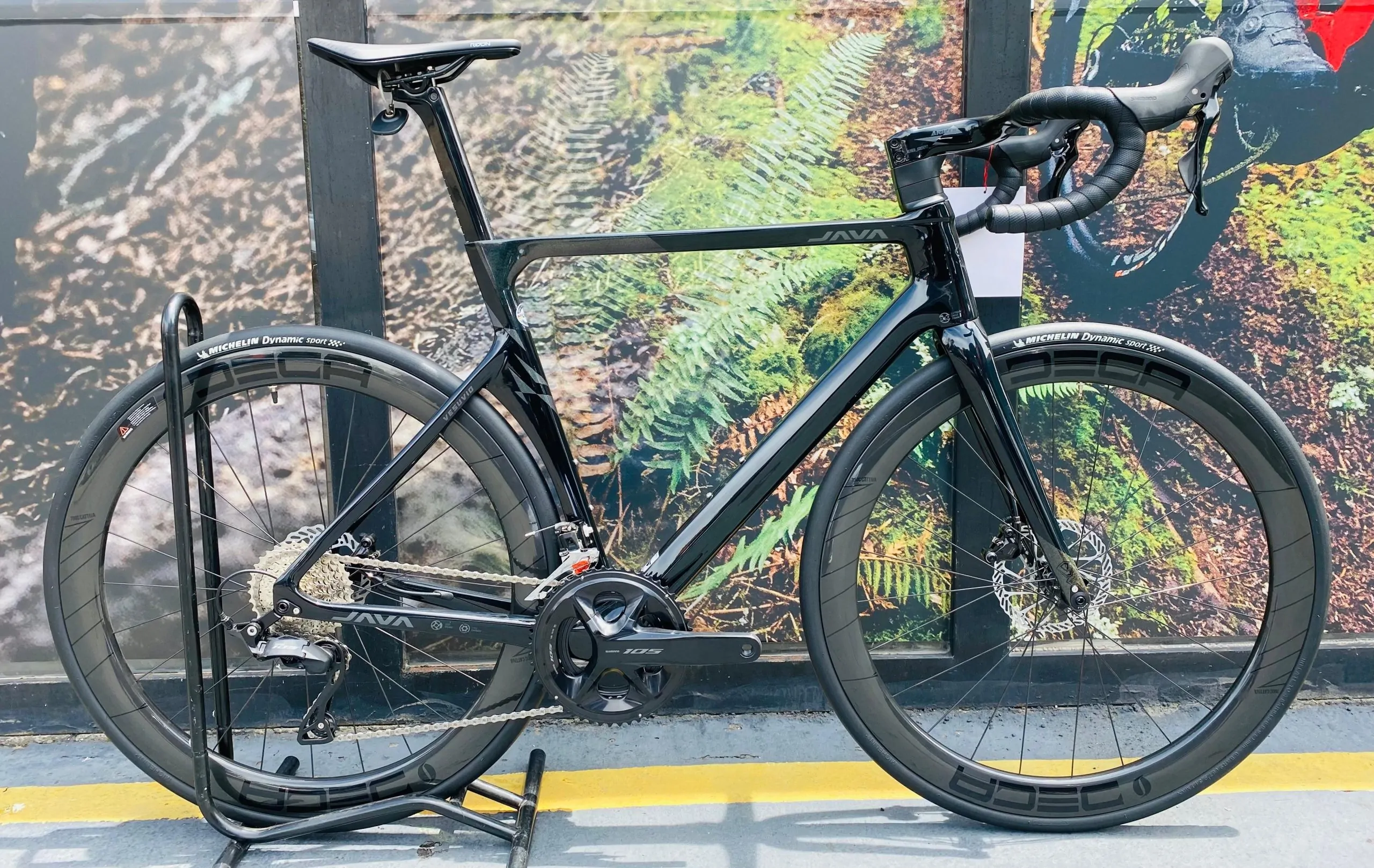 BICICLETA RUTA JAVA VESUVIO SHIMANO 105 DISCO 12SPD - Imagen 1