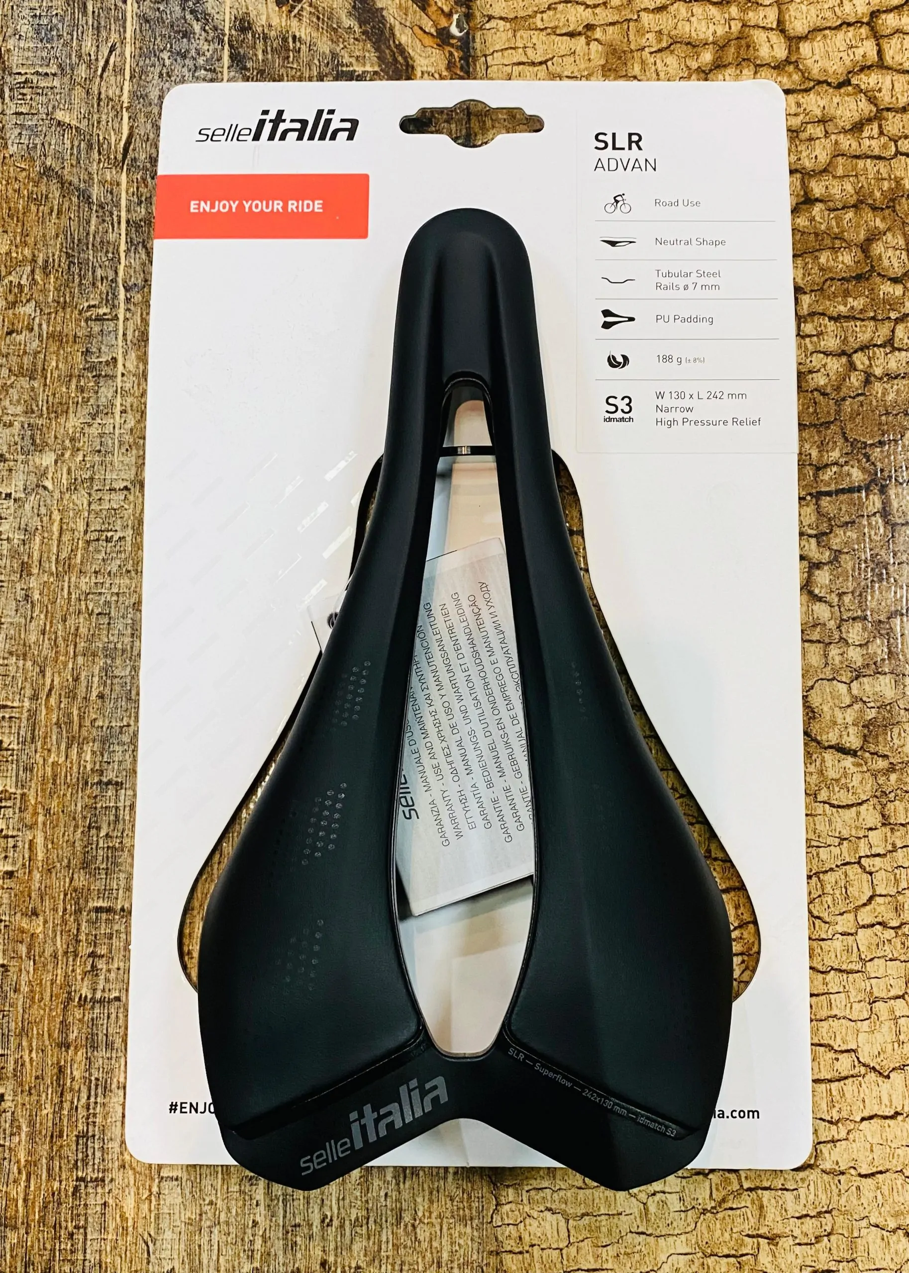 SILLIN RUTA SELLE ITALIA SLR ADVAN S3 242X130mm - Imagen 2