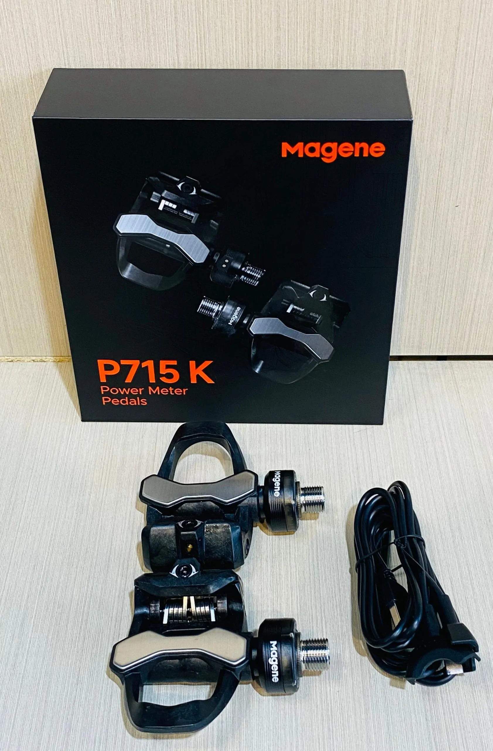 BB PEDALES POTENCIOMETRO MAGENE P715 K - BICI RUTA - Imagen 3