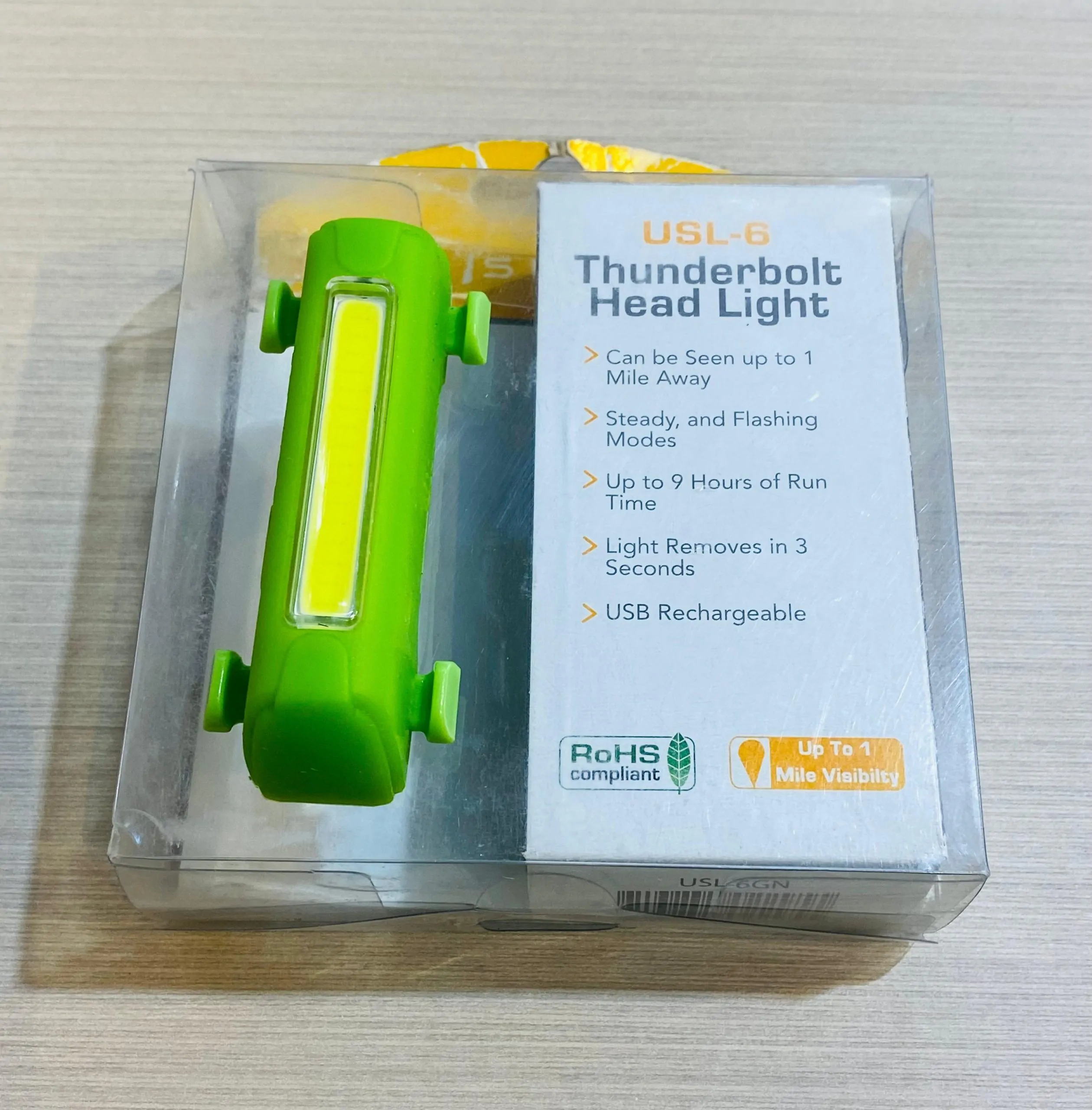 LUZ DELANTERA SERFAS USL-6 LED BLANCO - PARA BICICLETAS - Imagen 2