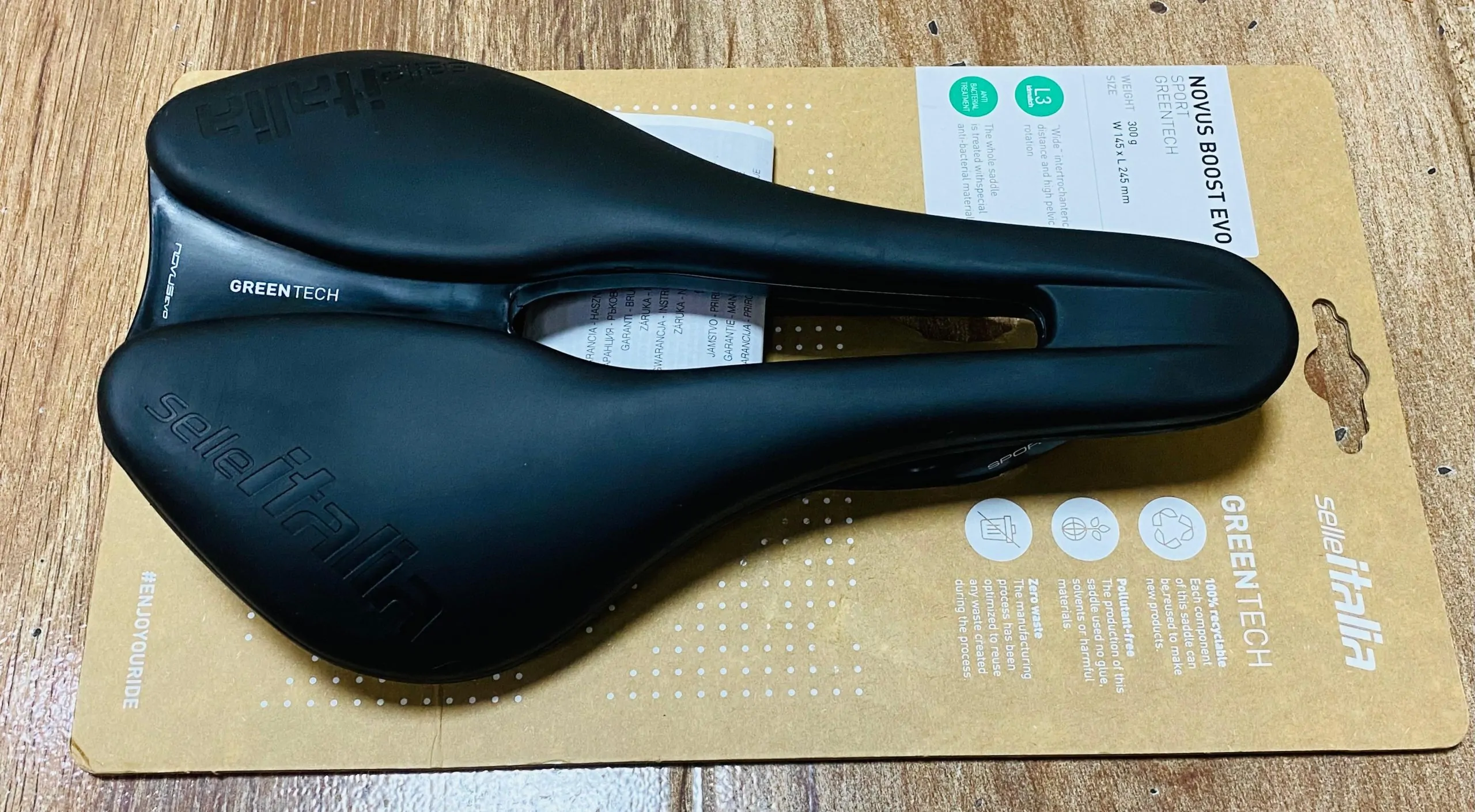 SILLIN SELLE ITALIA NOVUS BOOST EVO S GREENTECH L3 145X245mm - Imagen 3