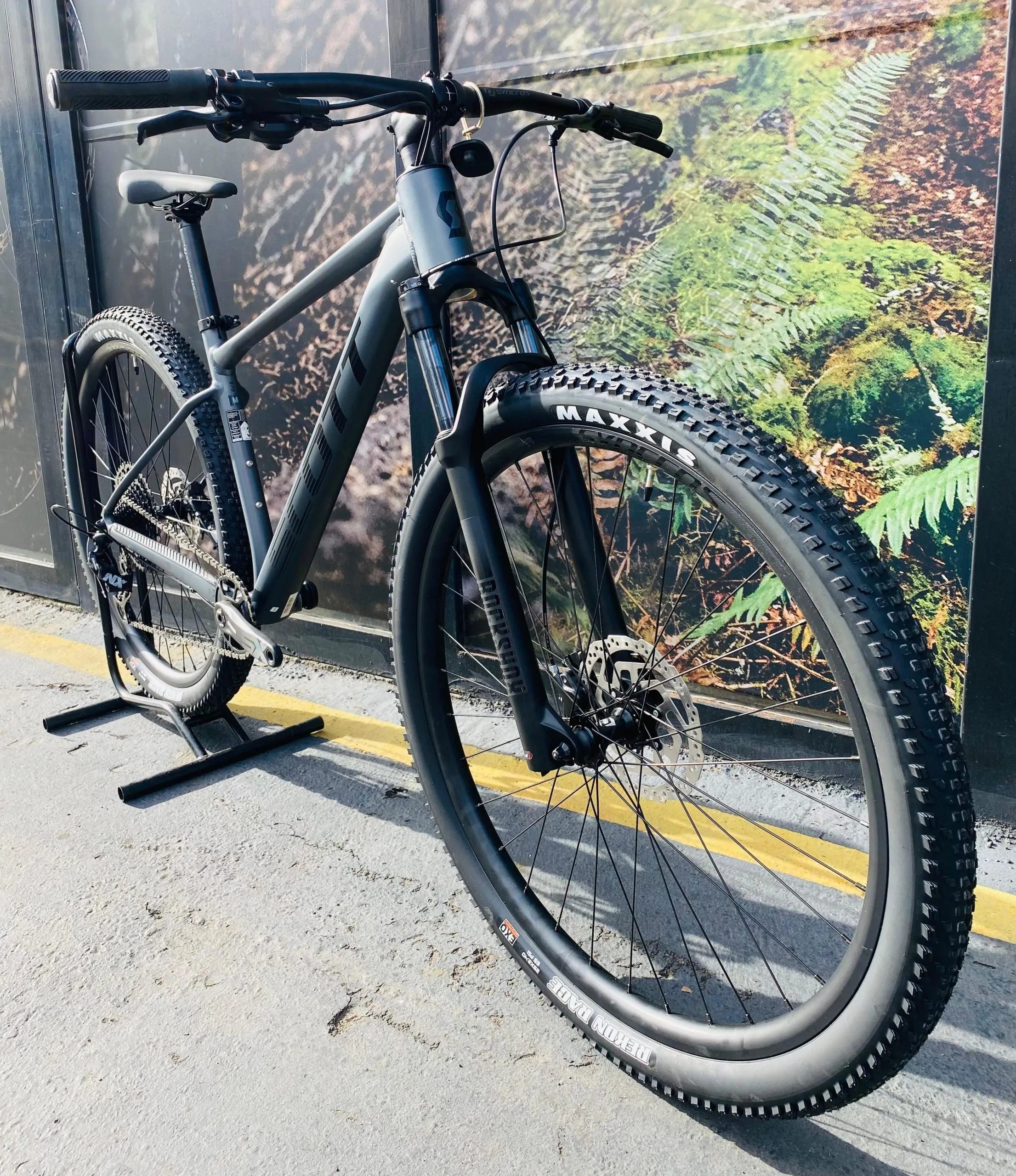 BICICLETA SCALE 970 2023/2024 ALUMINIO 12 VEL SCOTT GRIS NEGRO - Imagen 4