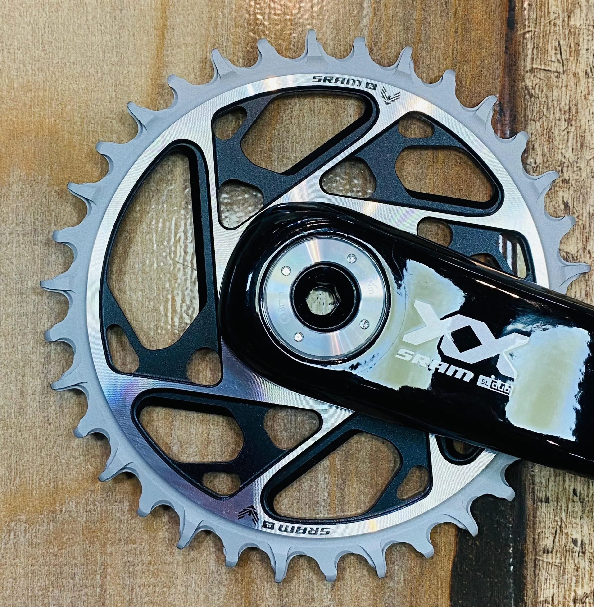 BIELAS SRAM XX SL DUB EAGLE T-TYPE 165mm 34T (00.6118.633.002) - Imagen 2