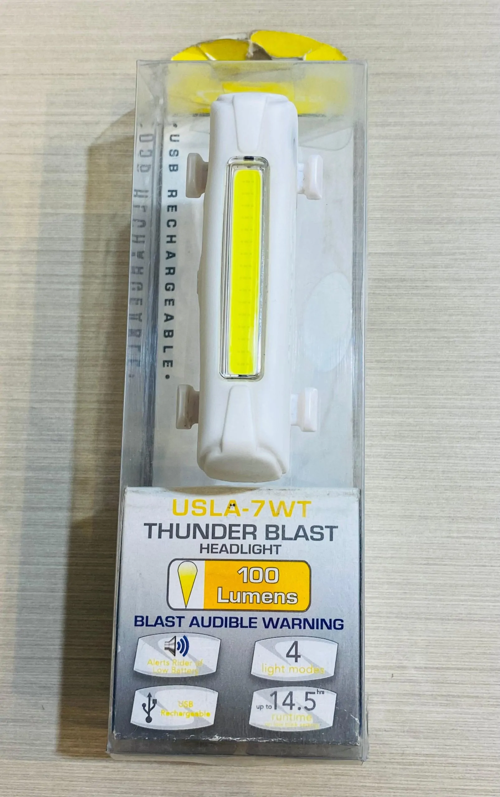 LUZ DELANTERA LED BLANCO SERFAS 100LUMENS USLA-7RD PARA BICICLETAS - Imagen 5