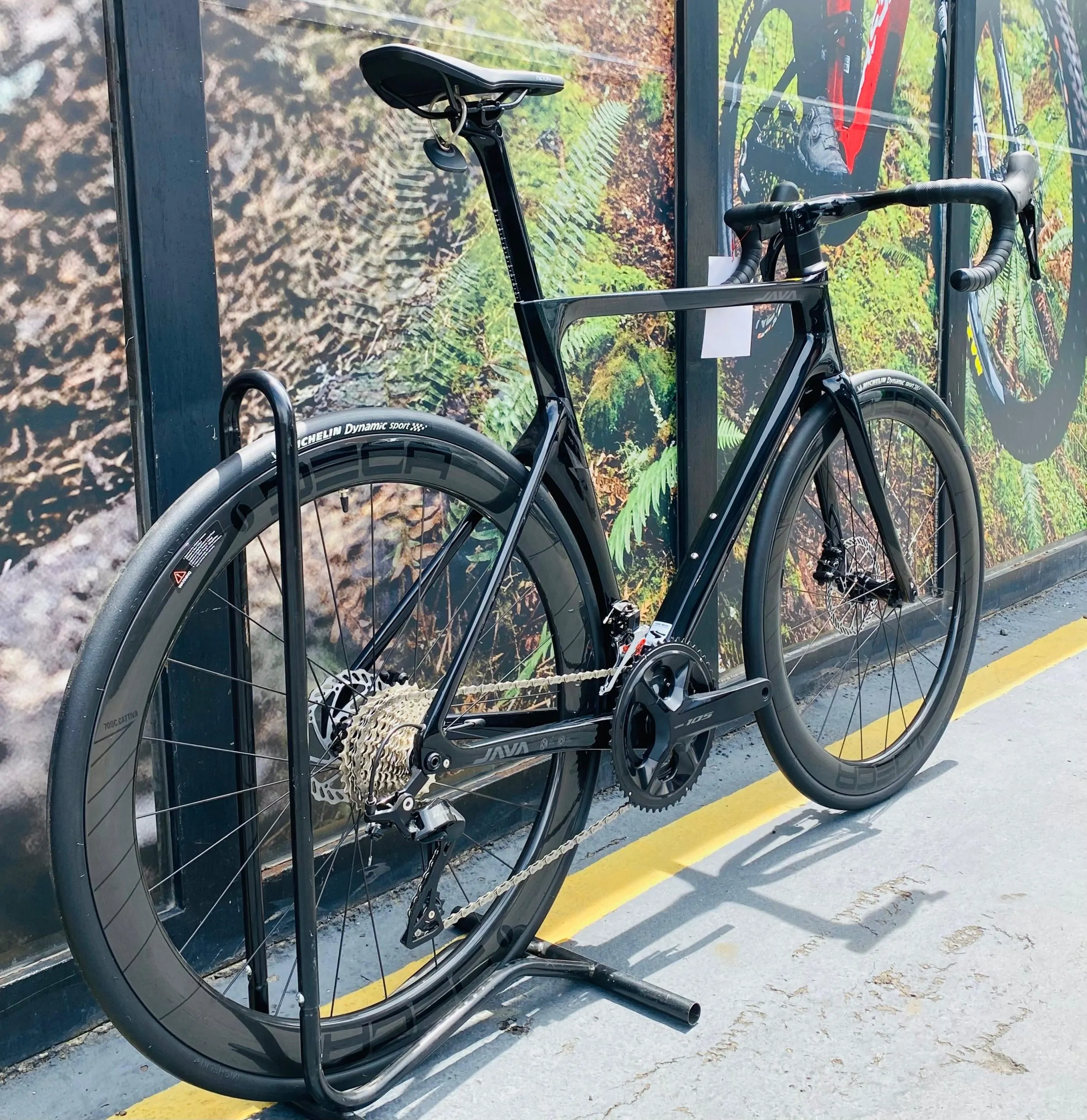 BICICLETA RUTA JAVA VESUVIO SHIMANO 105 DISCO 12SPD - Imagen 6