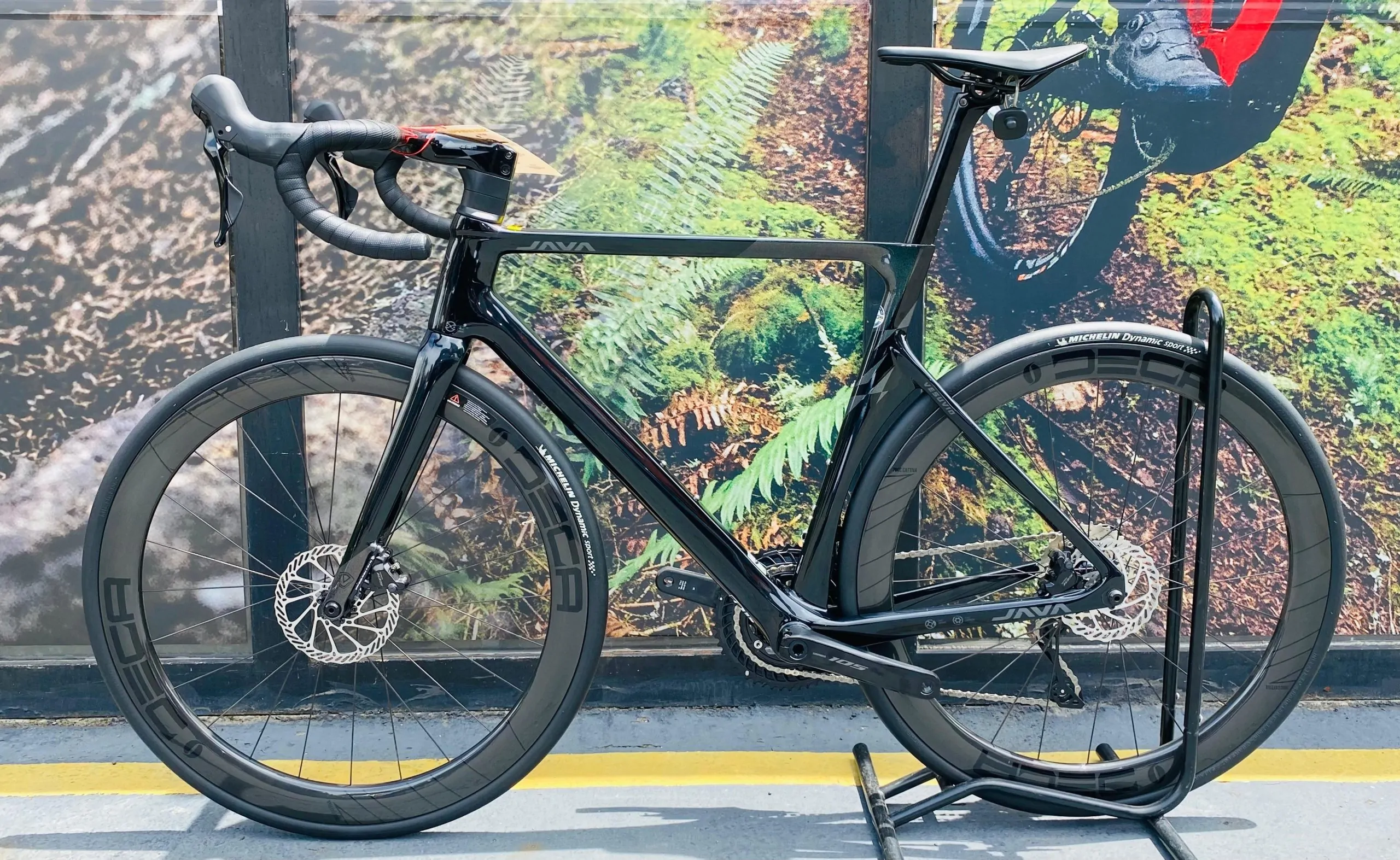 BICICLETA RUTA JAVA VESUVIO SHIMANO 105 DISCO 12SPD - Imagen 7