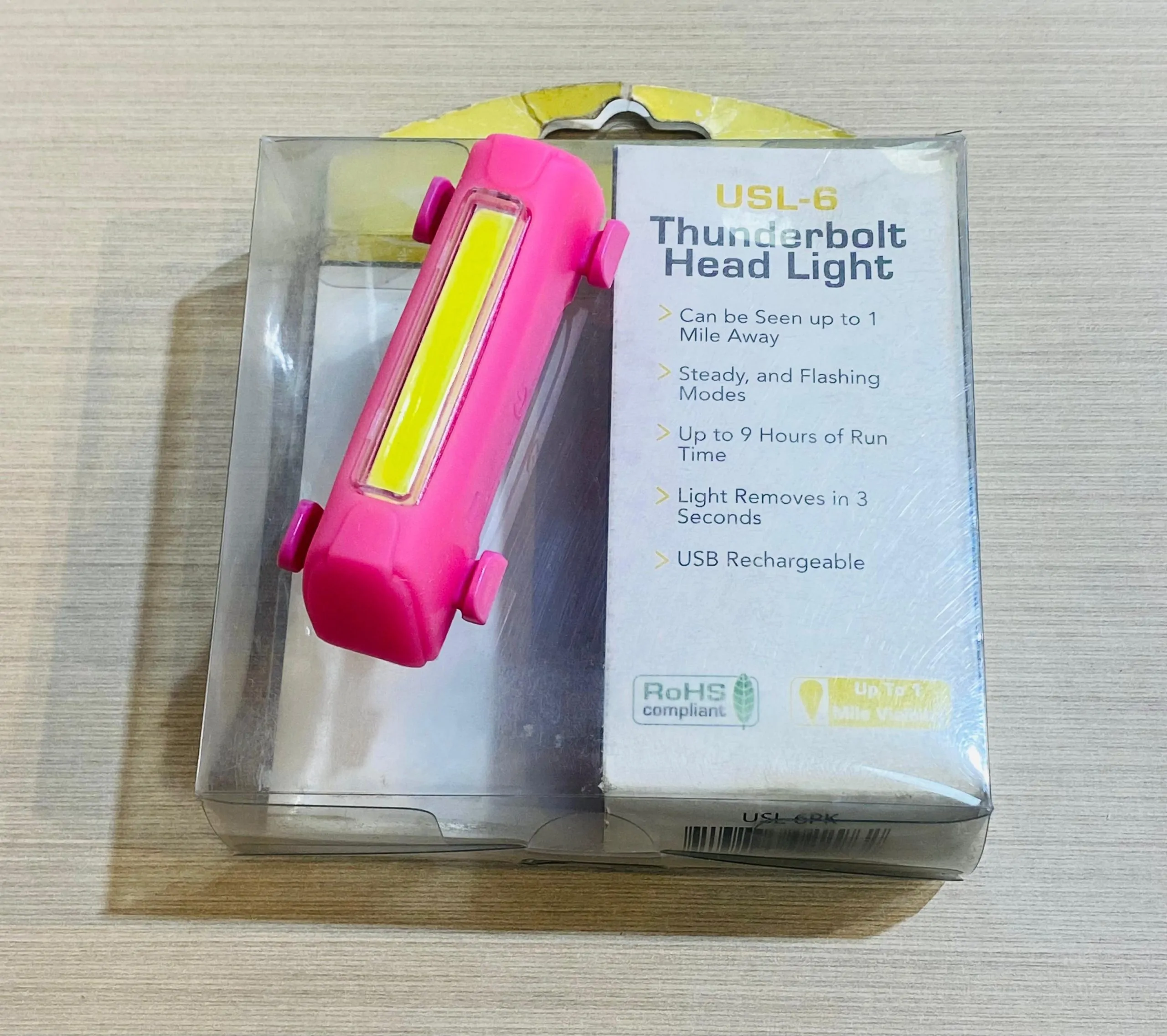 LUZ DELANTERA SERFAS USL-6 LED BLANCO - PARA BICICLETAS - Imagen 6