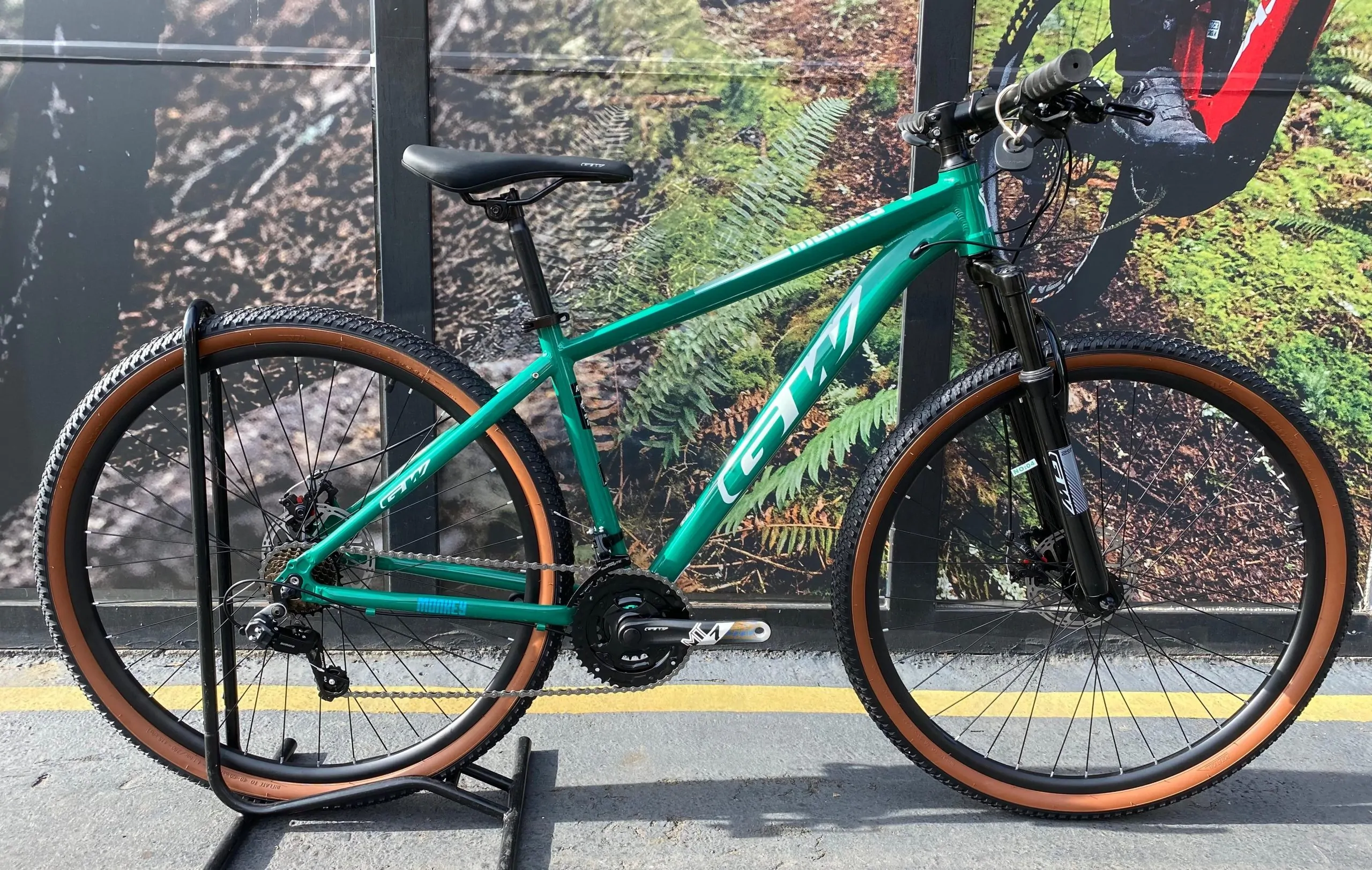 VERDE BICICLETA MTB GW MONKEY 7VEL RIN 29 VERDE (060731) - Imagen 1