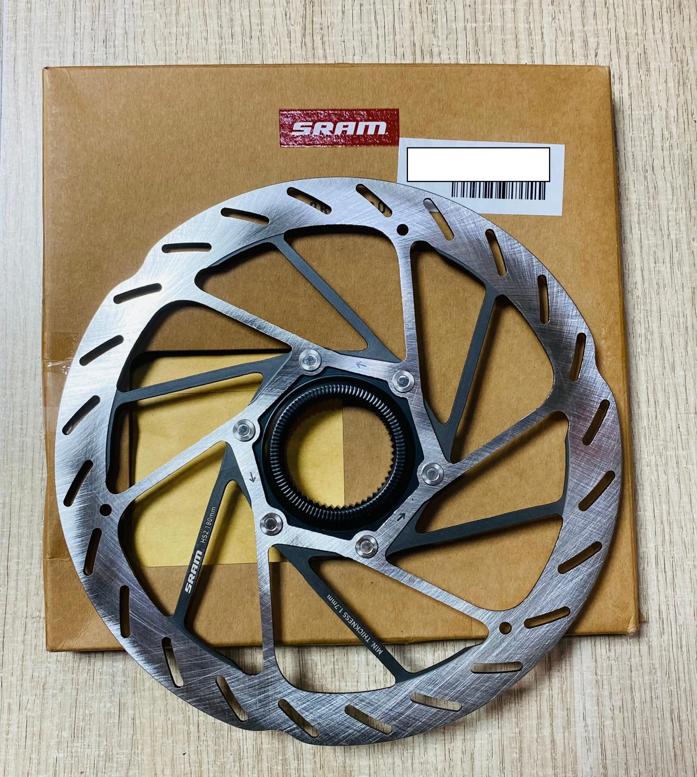 DISCO/ROTOR SRAM HS2 MTB CENTERLOCK 180MM (00.5018.176.005) - Imagen 2
