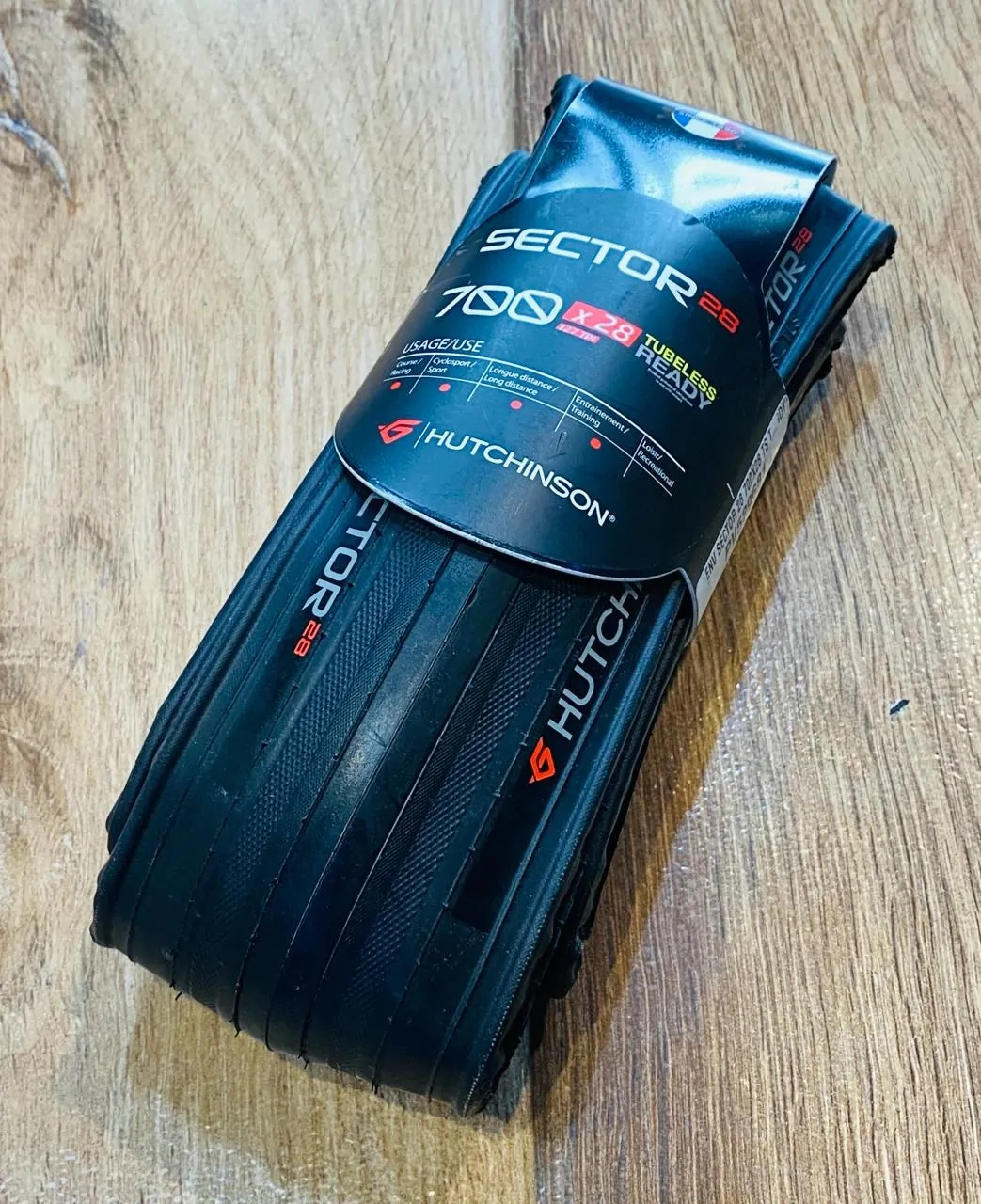 LLANTA BICI RUTA HUTCHINSON SECTOR28 700X28 127TPI TUBELESS READY - Imagen 2