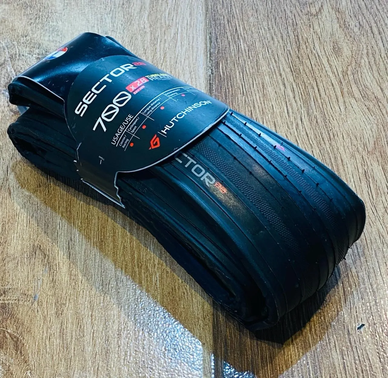 LLANTA BICI RUTA HUTCHINSON SECTOR28 700X28 127TPI TUBELESS READY - Imagen 4