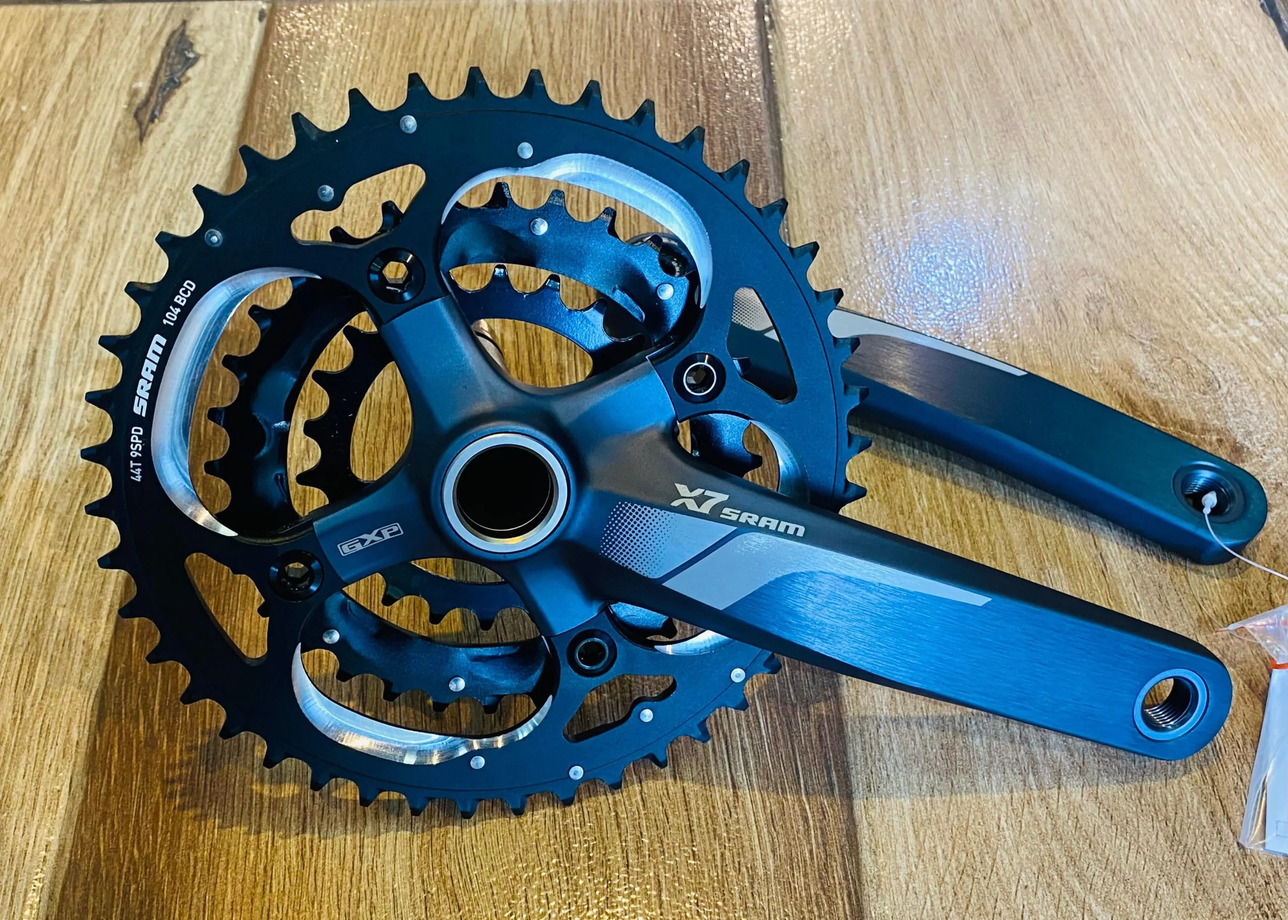 BIELAS/TRIPLATO SRAM X7 GXP 104BCD 9SPD 44-32-22 (NUEVO) - Imagen 2