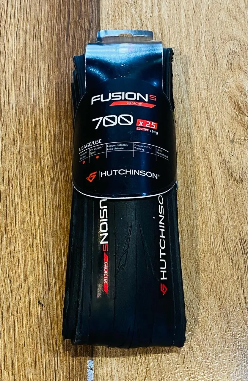 LLANTA BICI RUTA HUTCHINSON FUSION5 GALACTIK 700X25 127TPI - Imagen 2