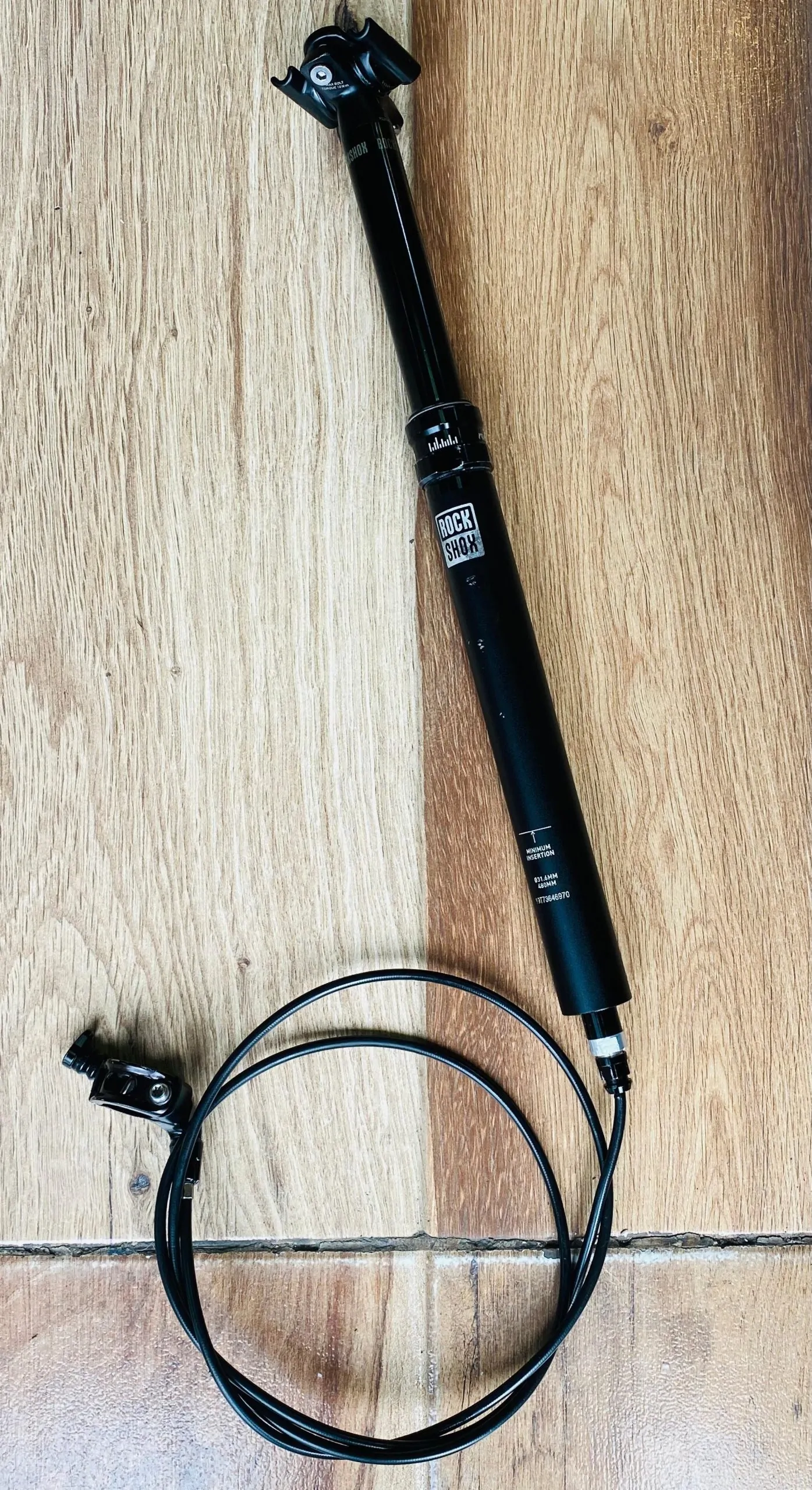 AAA DROPPER ROCK SHOX REVERB 31.6MM 125MM (USADO) - Imagen 1