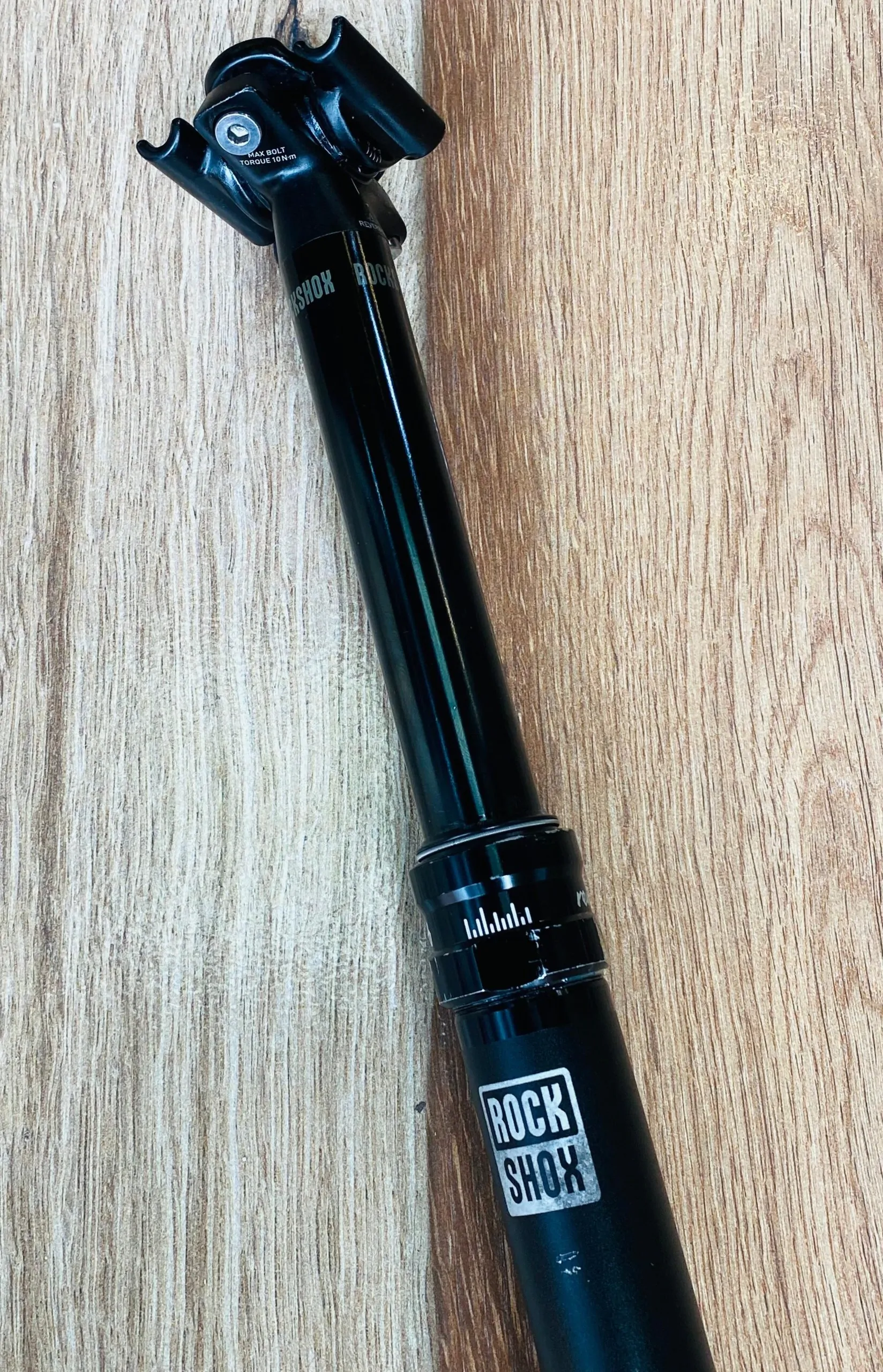 BBB DROPPER ROCK SHOX REVERB 31.6MM 125MM (USADO) - Imagen 5