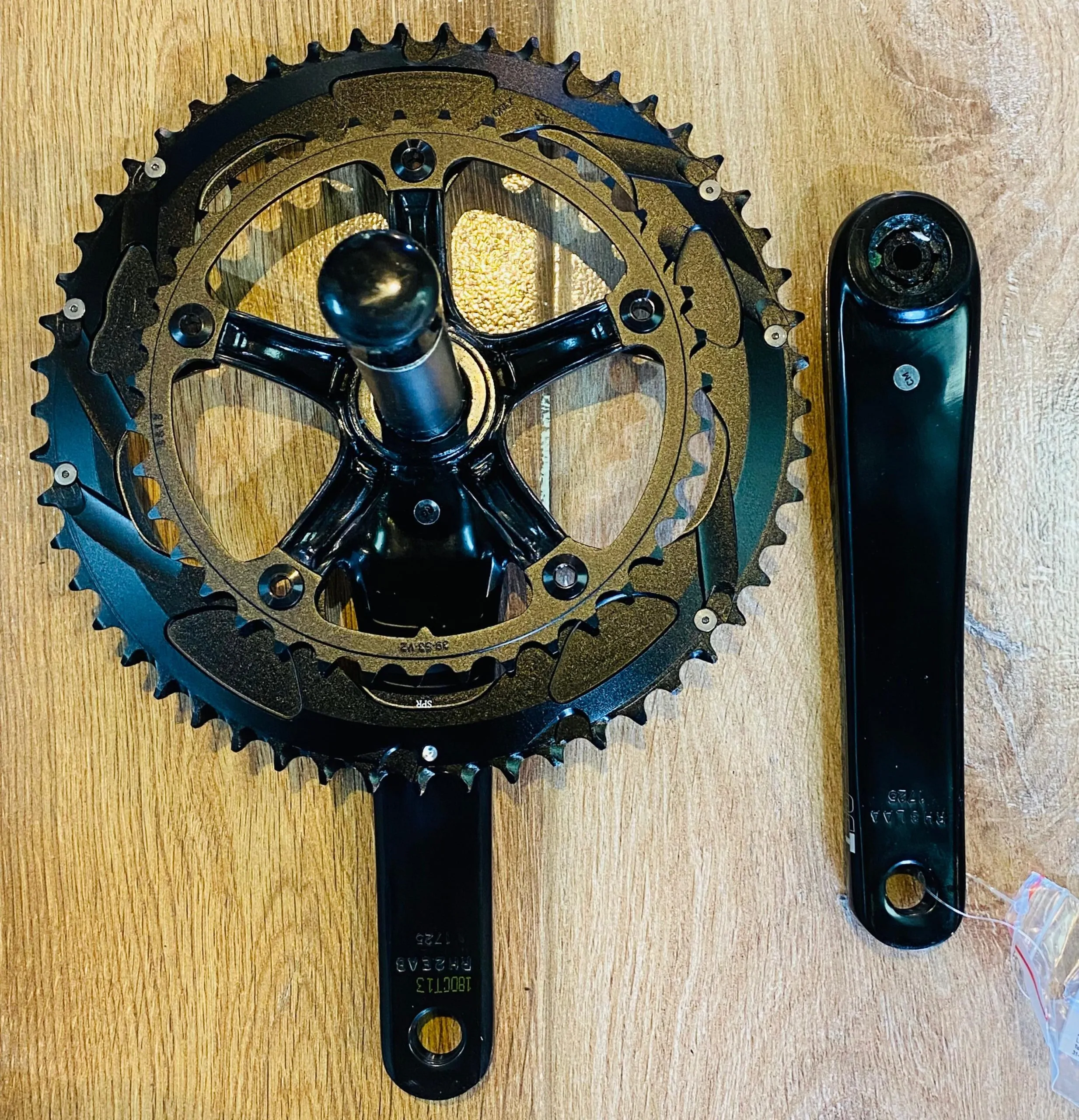 BIELAS/BIPLATO SRAM RIVAL 53/39G 10SPD 130BCD (NUEVO) - Imagen 4