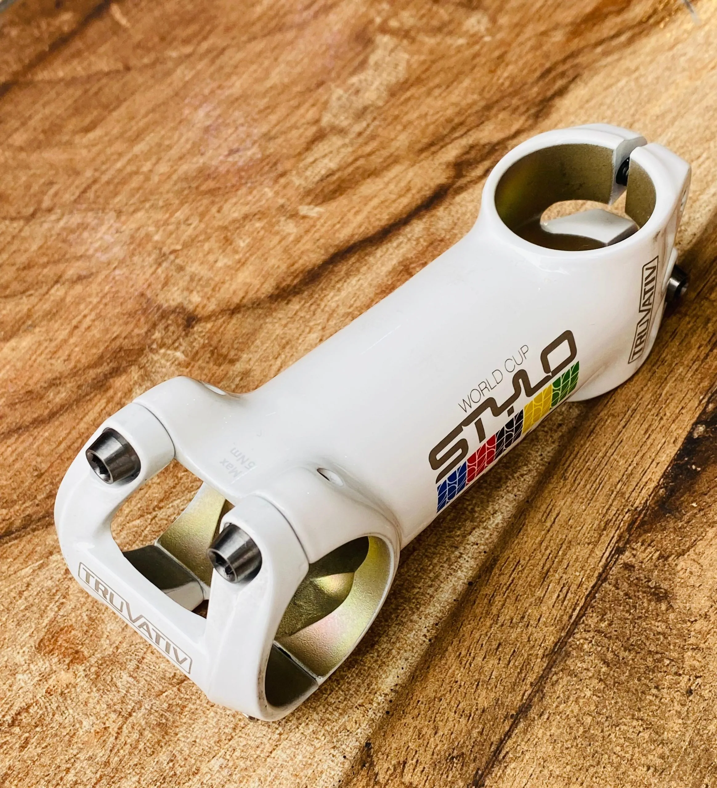 POTENCIA TRUVATIV STYLO WORLD CUP 31.8 90MM BLANCO (NUEVO) - Imagen 6