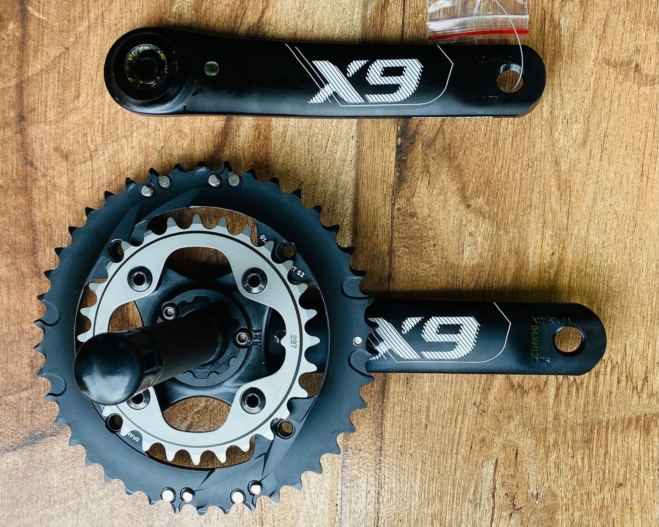 BIELAS/BIPLATO TRUVATIV X9 42-28T 120BCD 2X10SPD (NUEVO) - Imagen 6