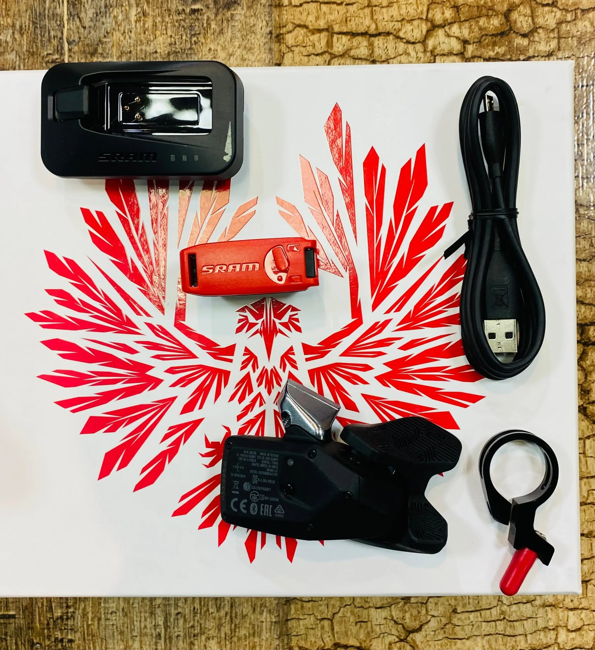 KIT ACTUALIZACIÓN SRAM TENSOR/PALANCA X01 EAGLE AXS ROJO (NUEVO) - Imagen 4