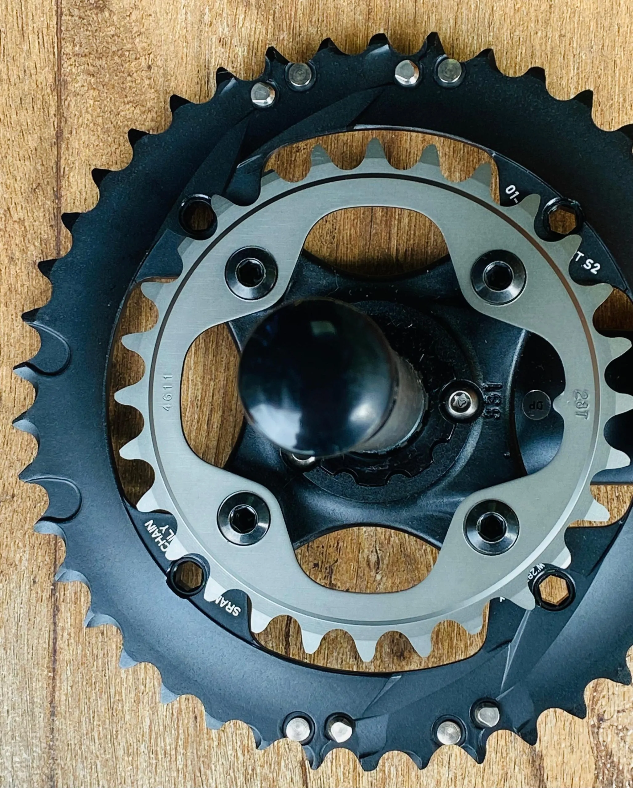 BIELAS/BIPLATO TRUVATIV X9 42-28T 120BCD 2X10SPD (NUEVO) - Imagen 8