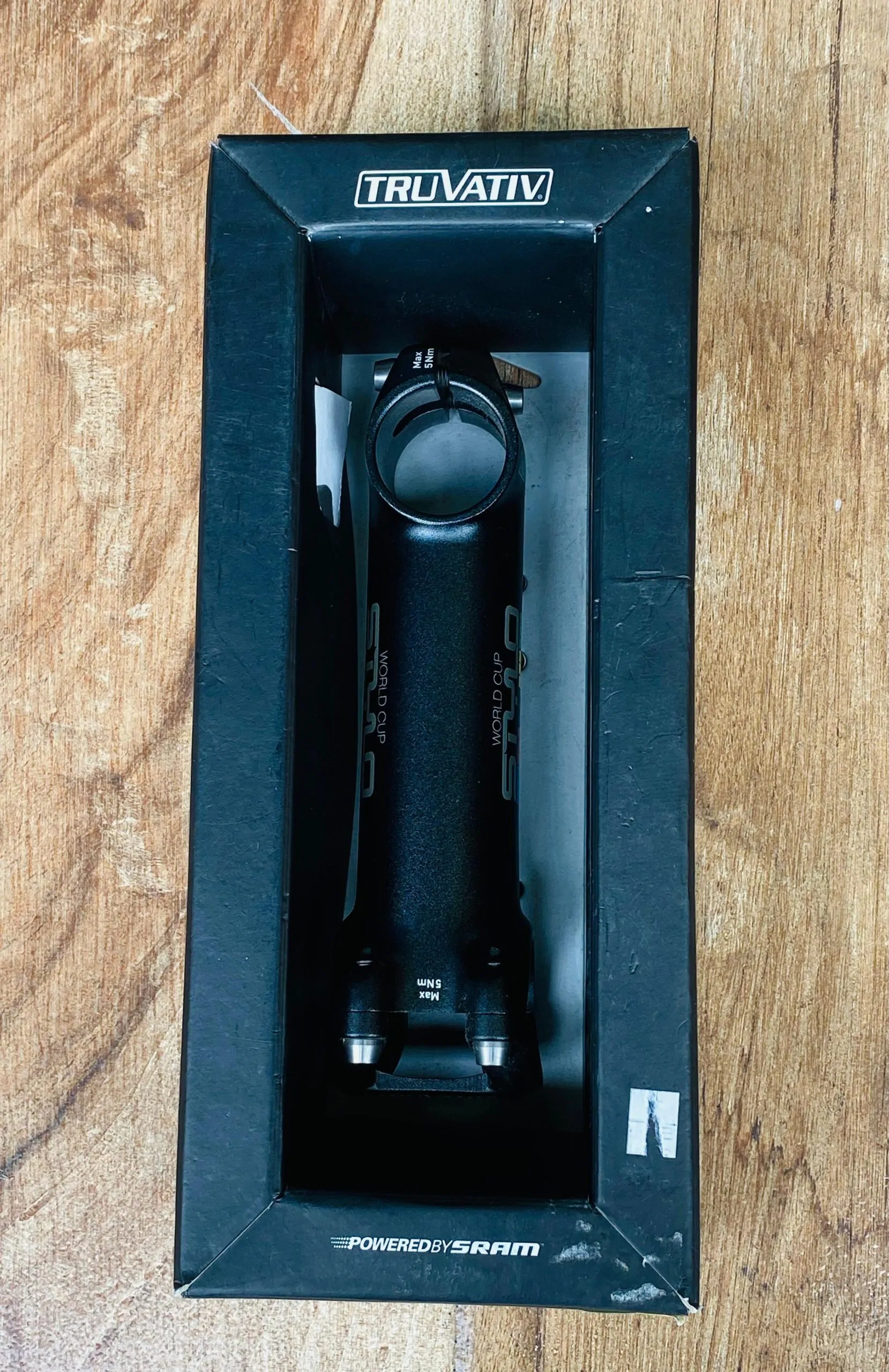 POTENCIA TRUVATIV STYLO WORLD CUP 31.8 120MM NEGRO (NUEVO) - Imagen 2