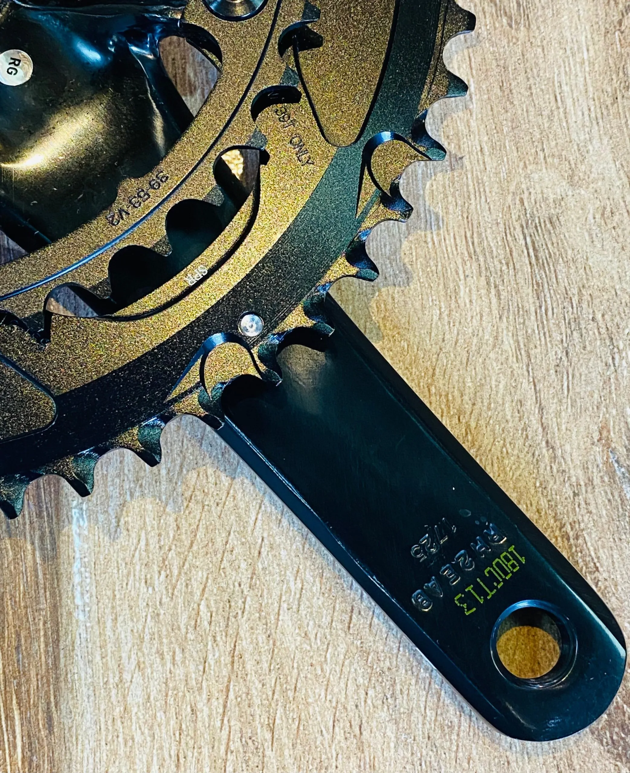 BIELAS/BIPLATO SRAM RIVAL 53/39G 10SPD 130BCD (NUEVO) - Imagen 5