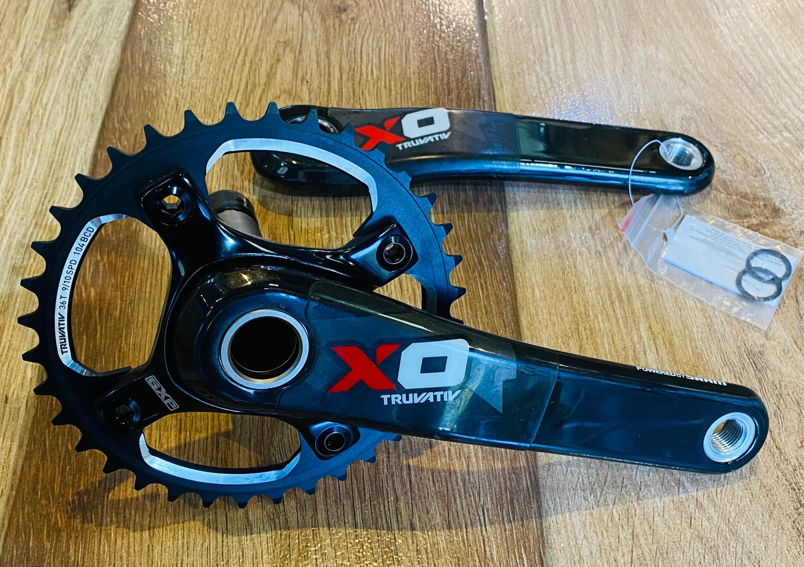 BIELAS/MONOPLATO TRUVATIV X0 36T 9/10SPD 104BCD CARBON (NUEVO) - Imagen 2