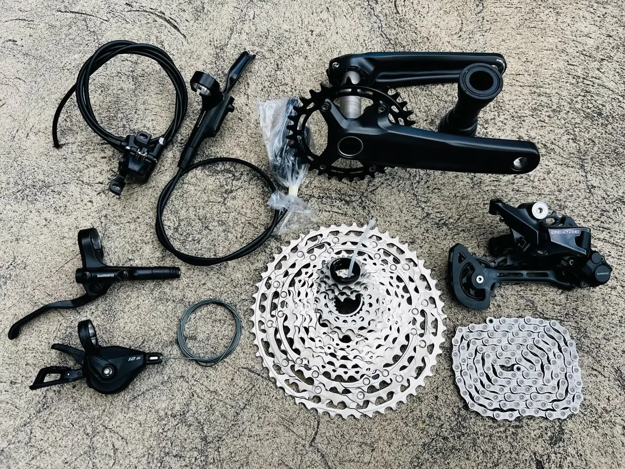 GRUPO MTB SHIMANO DEORE M6100 12SPD 10-51T (NUEVO) - Imagen 1