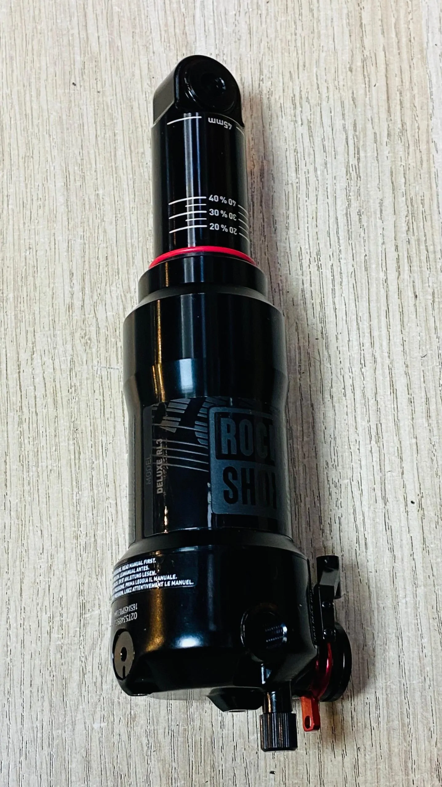 SUSPENSIÓN TRASERA ROCK SHOX DELUXE NUDE 165x45(TR) (NUEVA) - Imagen 2