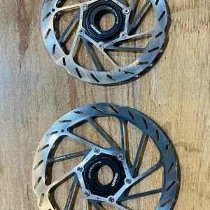 PAR DISCOS/ROTORES SRAM CENTERLOCK HS2 160mm Y 180MM (NUEVOS)