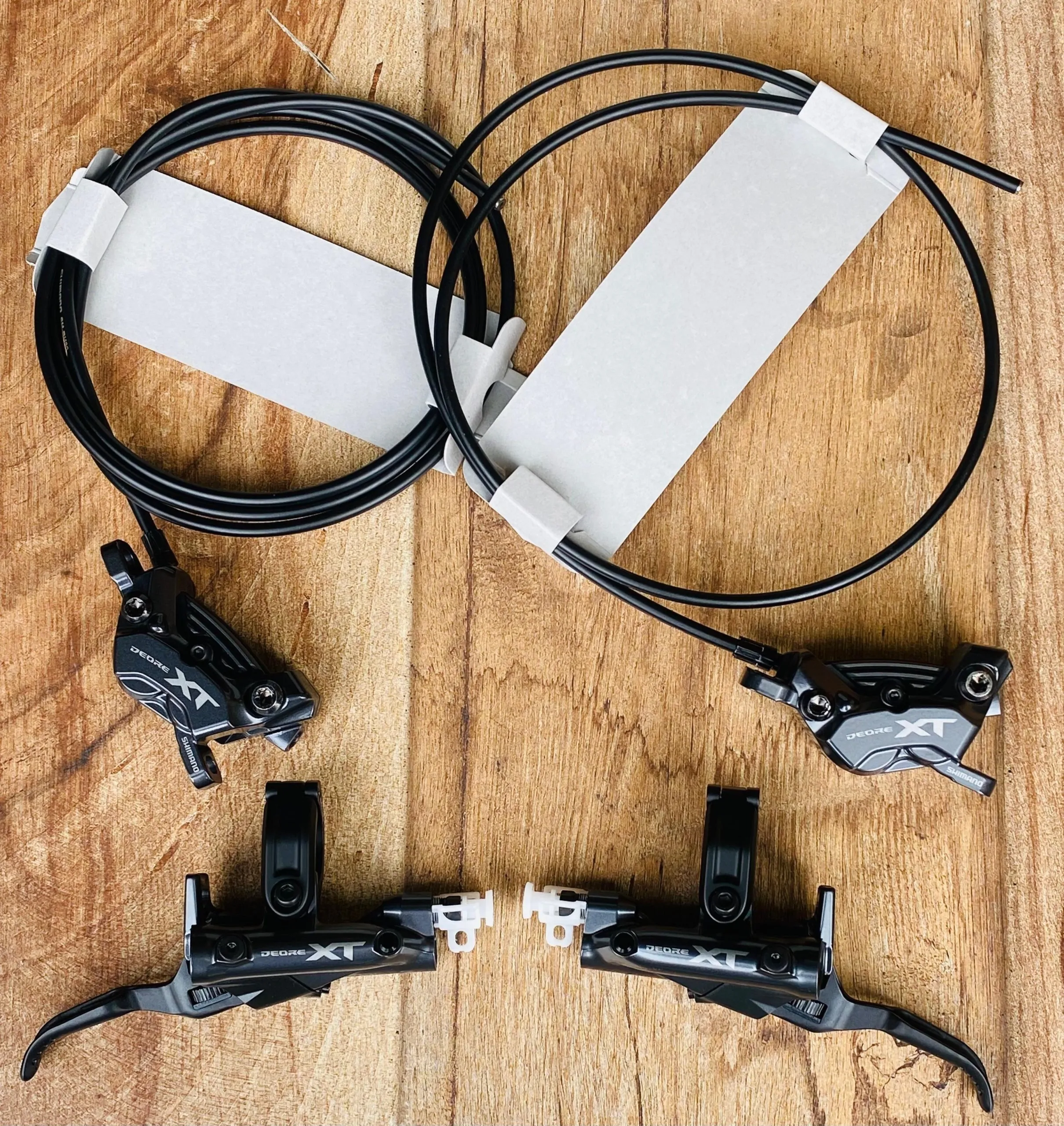 EEE JUEGO DE FRENOS MTB DISCO BL-M8200/BR-M8220 XT 4 PISTONES SHIMANO (501531) - Imagen 5