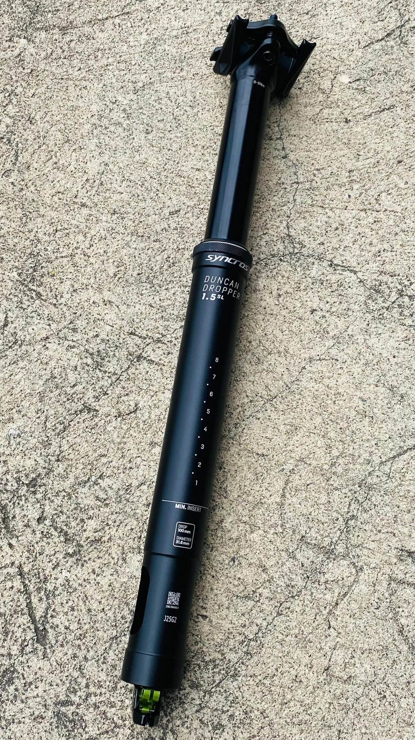 F DROPPER SYNCROS DUNCAN 1.5SL 100MM 31.6MM (NUEVO) - Imagen 1