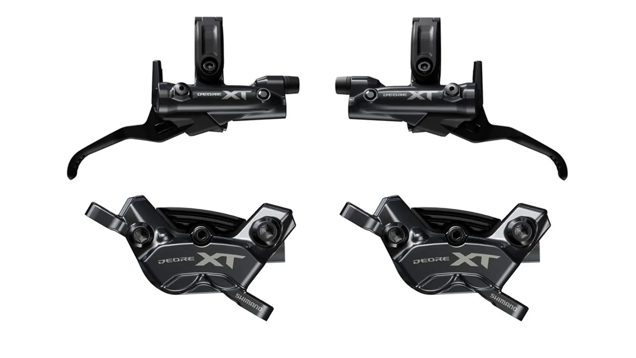 FRENOS JUEGO DE FRENOS MTB DISCO BL-M8200/BR-M8220 XT 4 PISTONES SHIMANO (501531) - Imagen 1