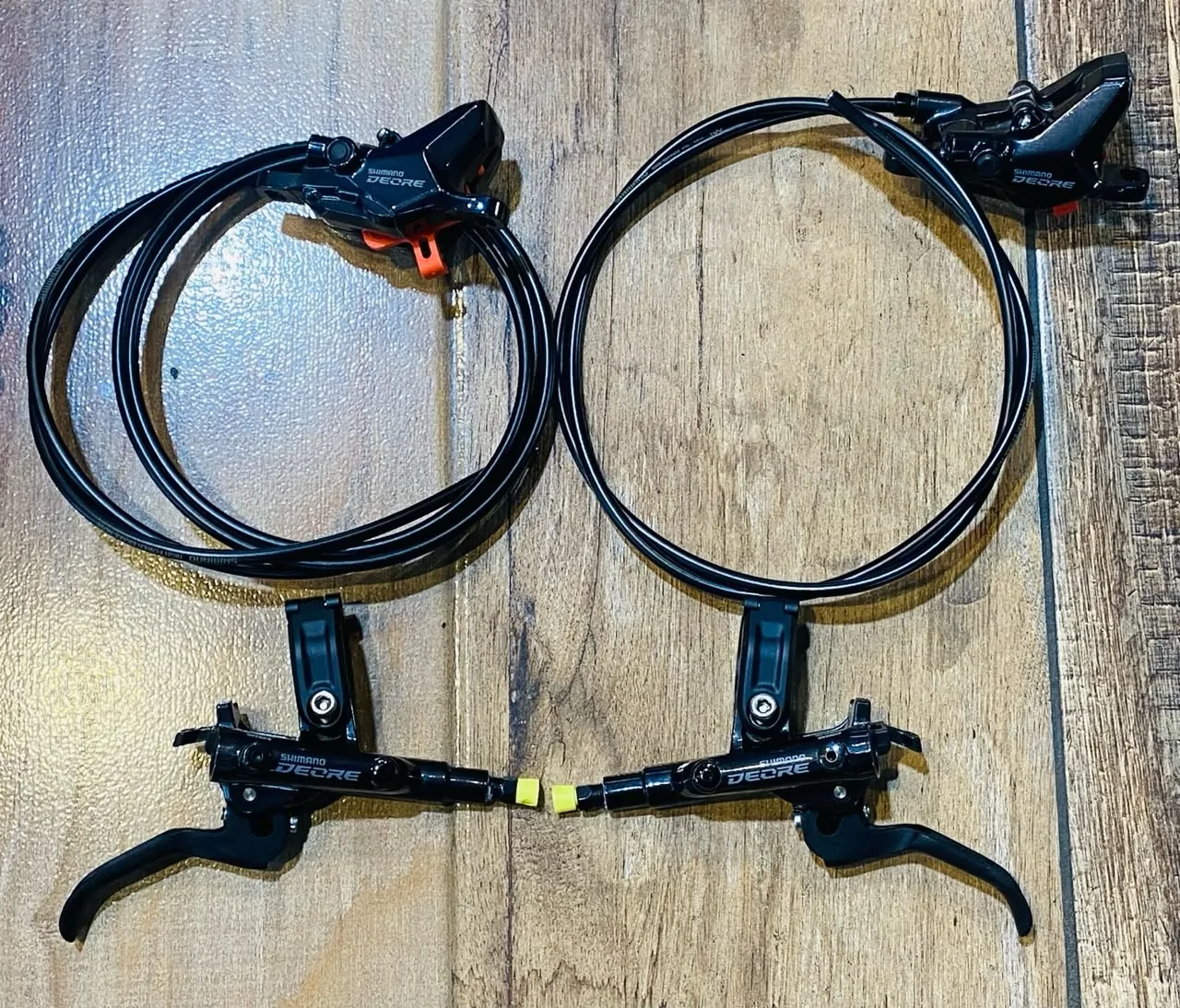 GR JUEGO DE FRENOS MTB DISCO HIDRAULICO BL/BR-M6100 DEORE 2 PISTONES SHIMANO (501508) - Imagen 6