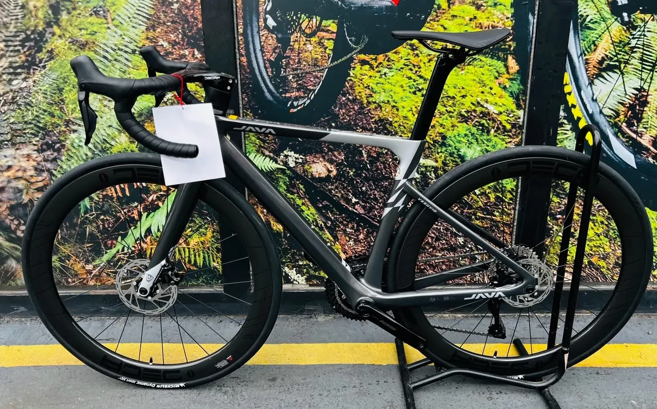 BICICLETA RUTA JAVA VESUVIO SHIMANO 105 Di2 12SPD TITANIUM - Imagen 6